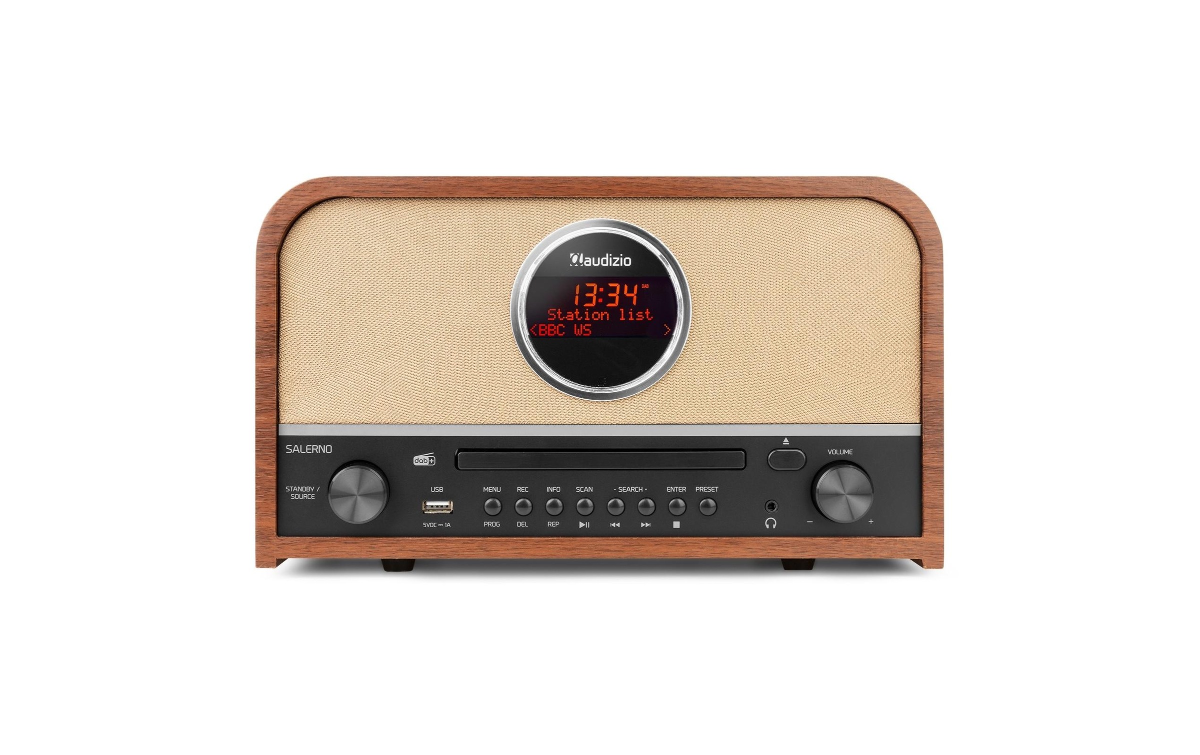AUDIZIO CD-Radiorecorder »Salerno Braun« ( 50 W)
