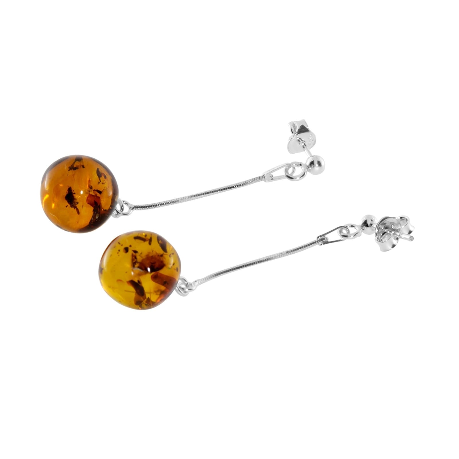 OSTSEE-SCHMUCK Paar Ohrhänger »Ostsee-Schmuck Ohrhänger Klassisch 9 mm Ohrhänger Klassisch 9 mm«, (2 tlg.)