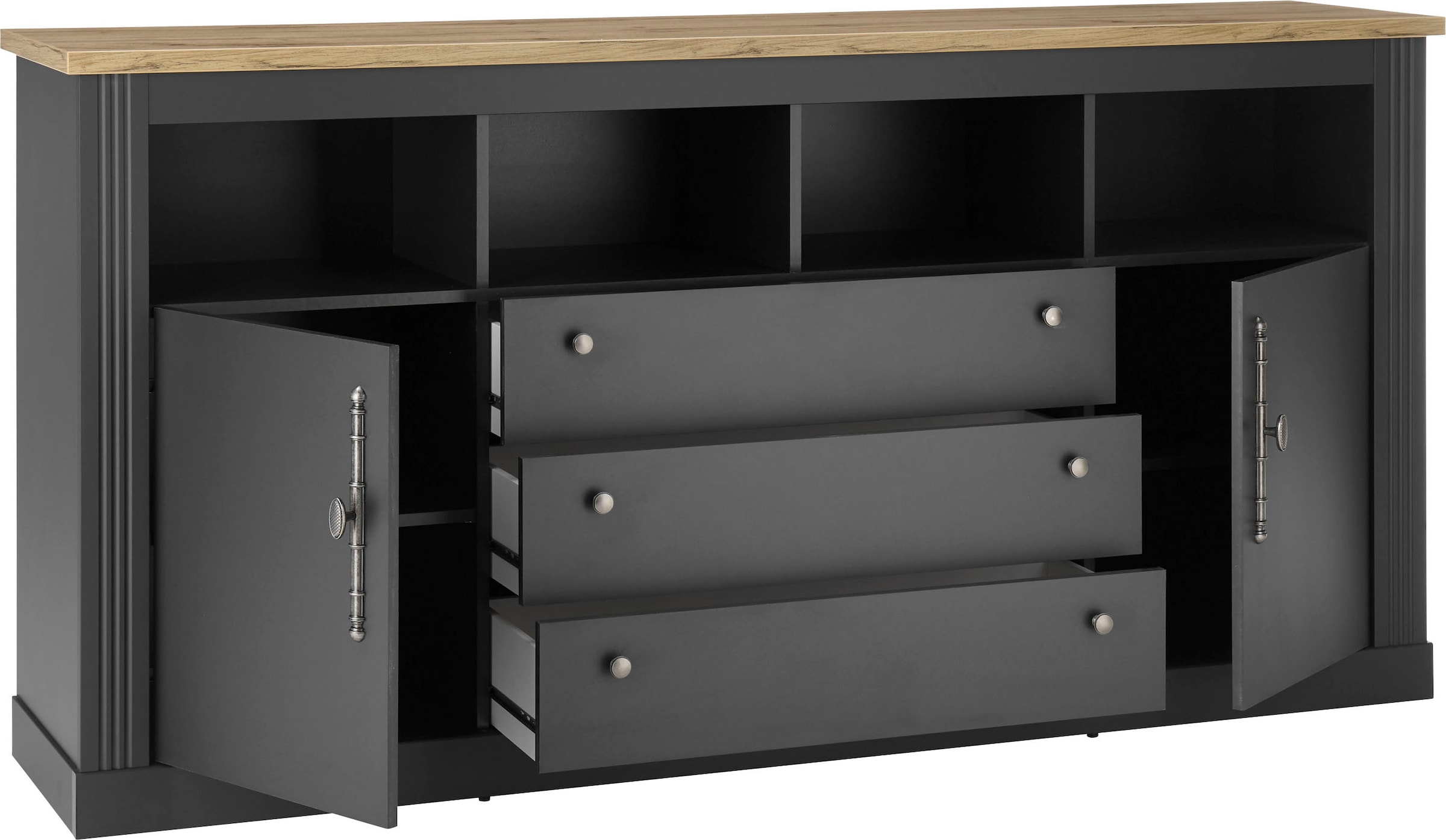 Home affaire Sideboard »WESTMINSTER BESTSELLER!«, (Breite ca. 193 cm), im romantischen Landhausstil