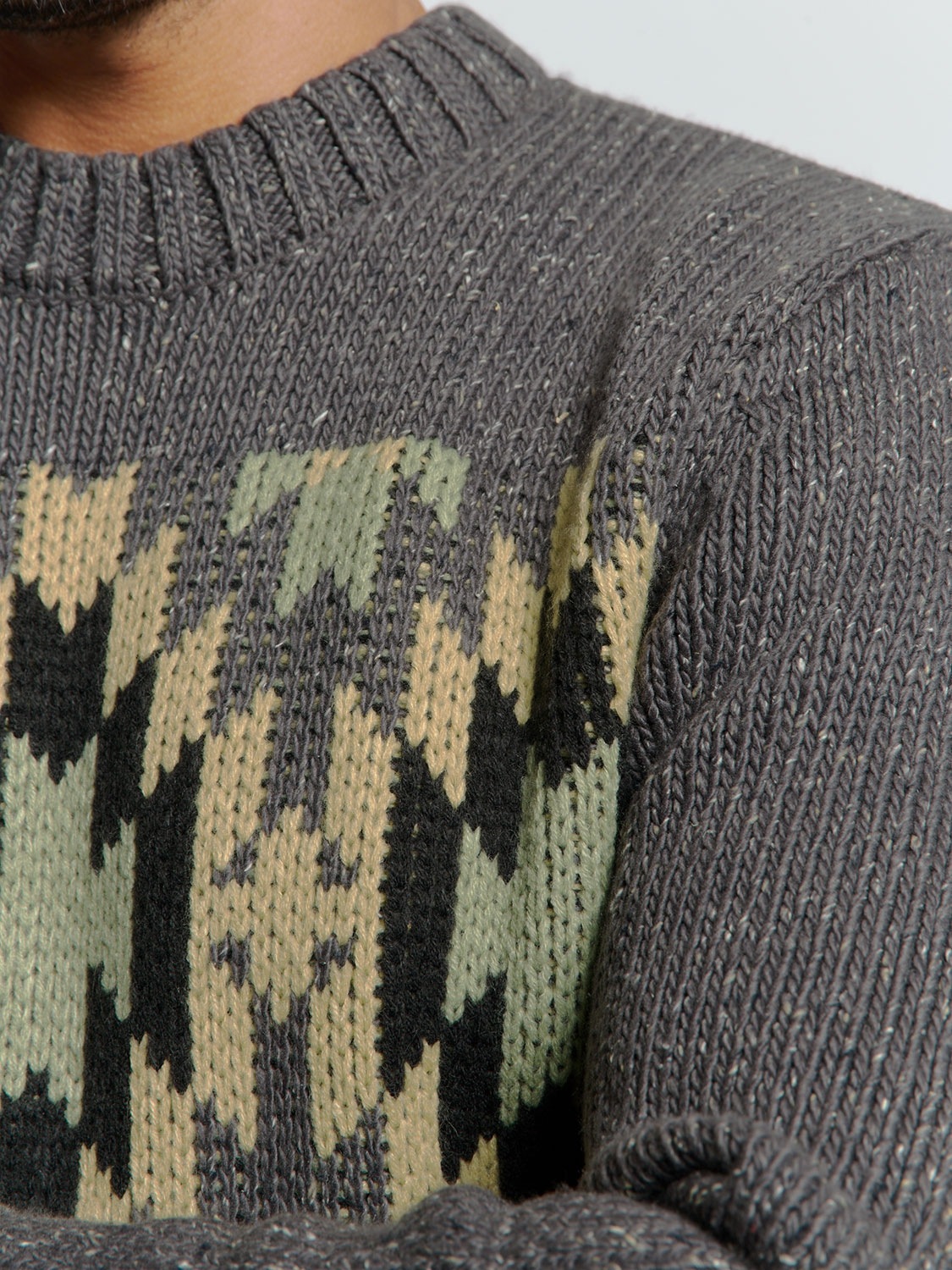 NO EXCESS Strickpullover, mit Jaquard-Muster