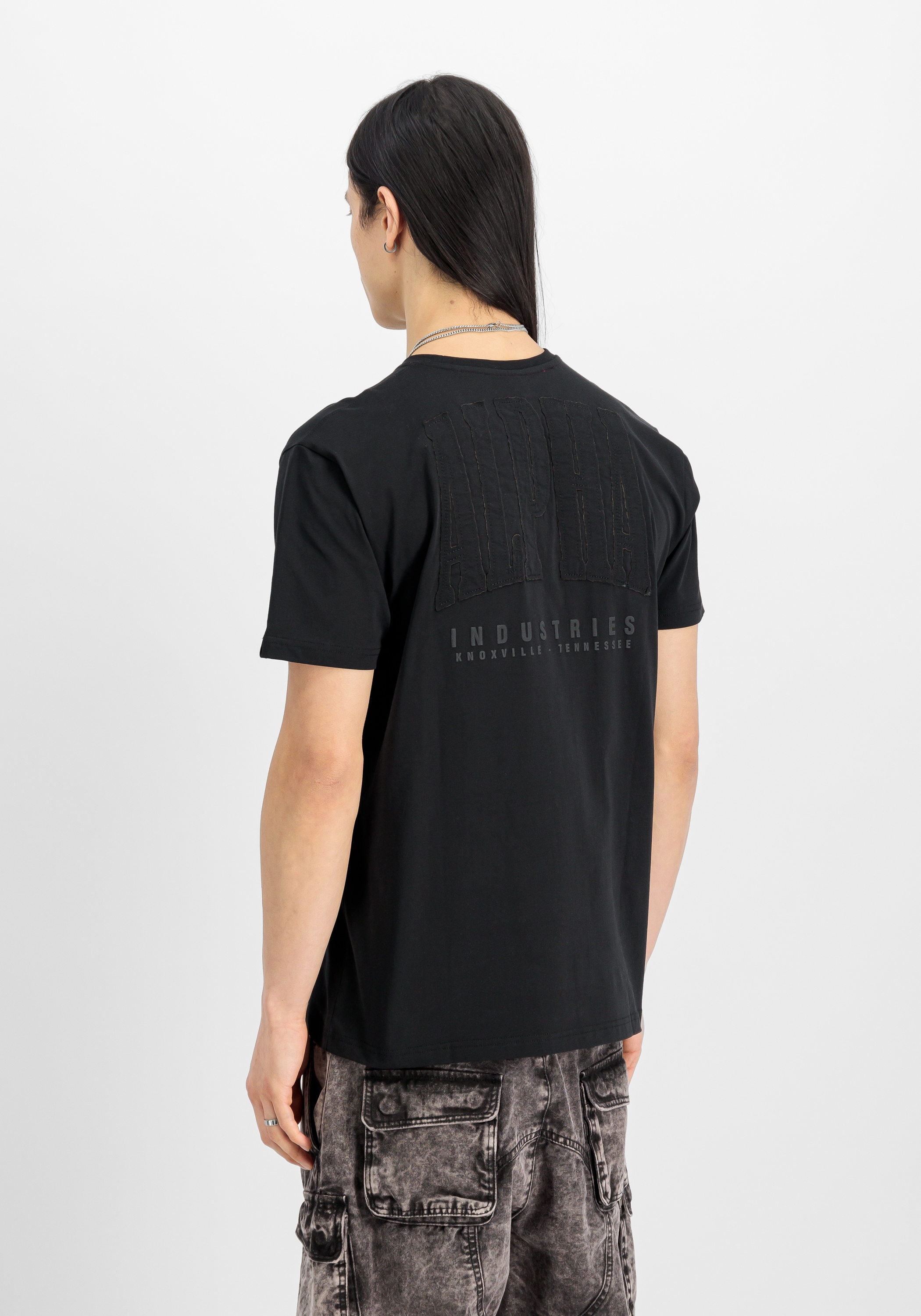 Alpha Industries T-Shirt »Alpha Industries Men - T-Shirts Coach T-Shirt Back Embroidery«