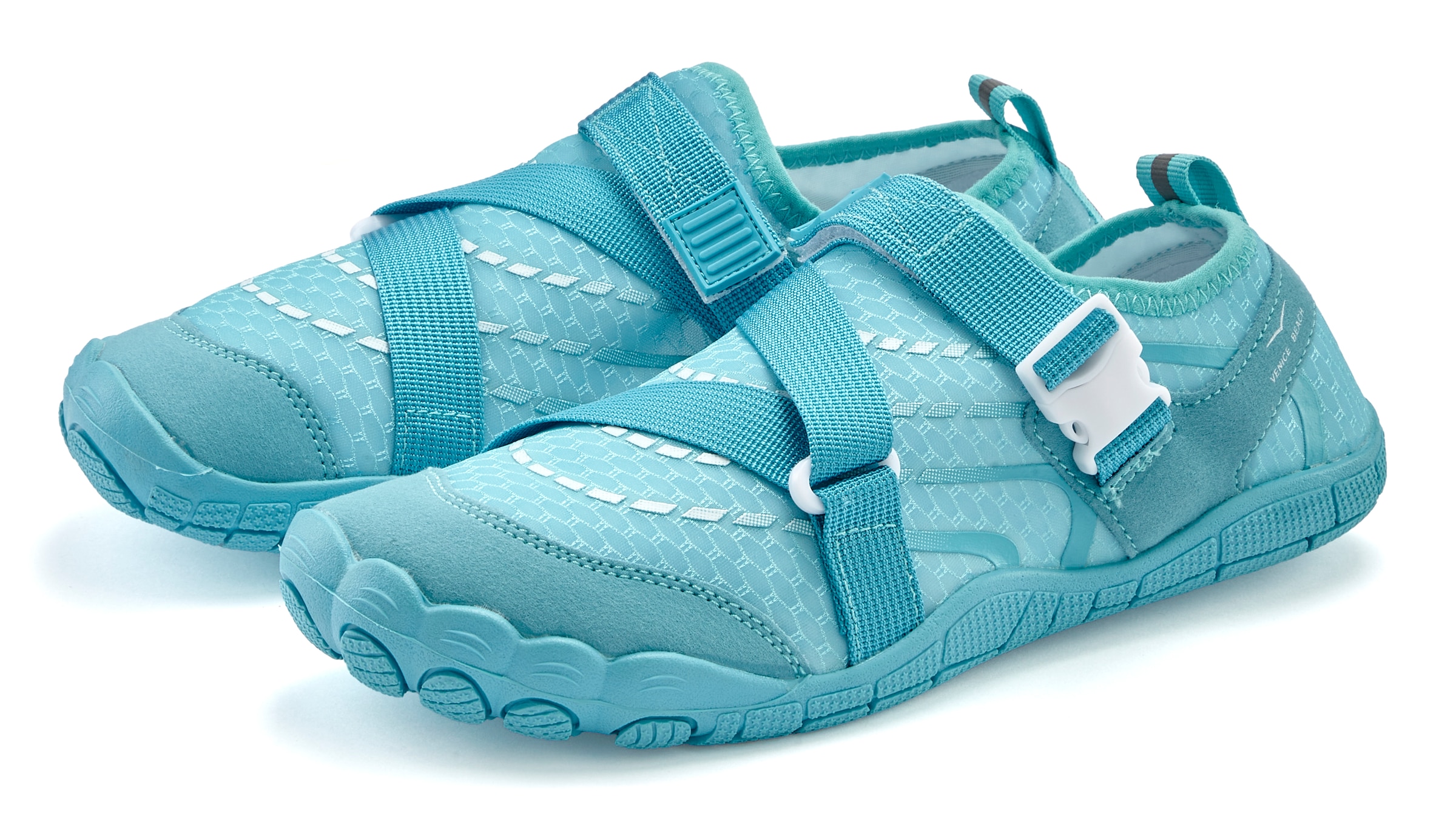 Venice Beach Aquaschuh "Badelatsche, Badeschuhe, Badeschlappe, Barfußschuh, leichter Slipper" Wasserschuh schnelltrocknend mit ultraleichter Sohle VEGAN