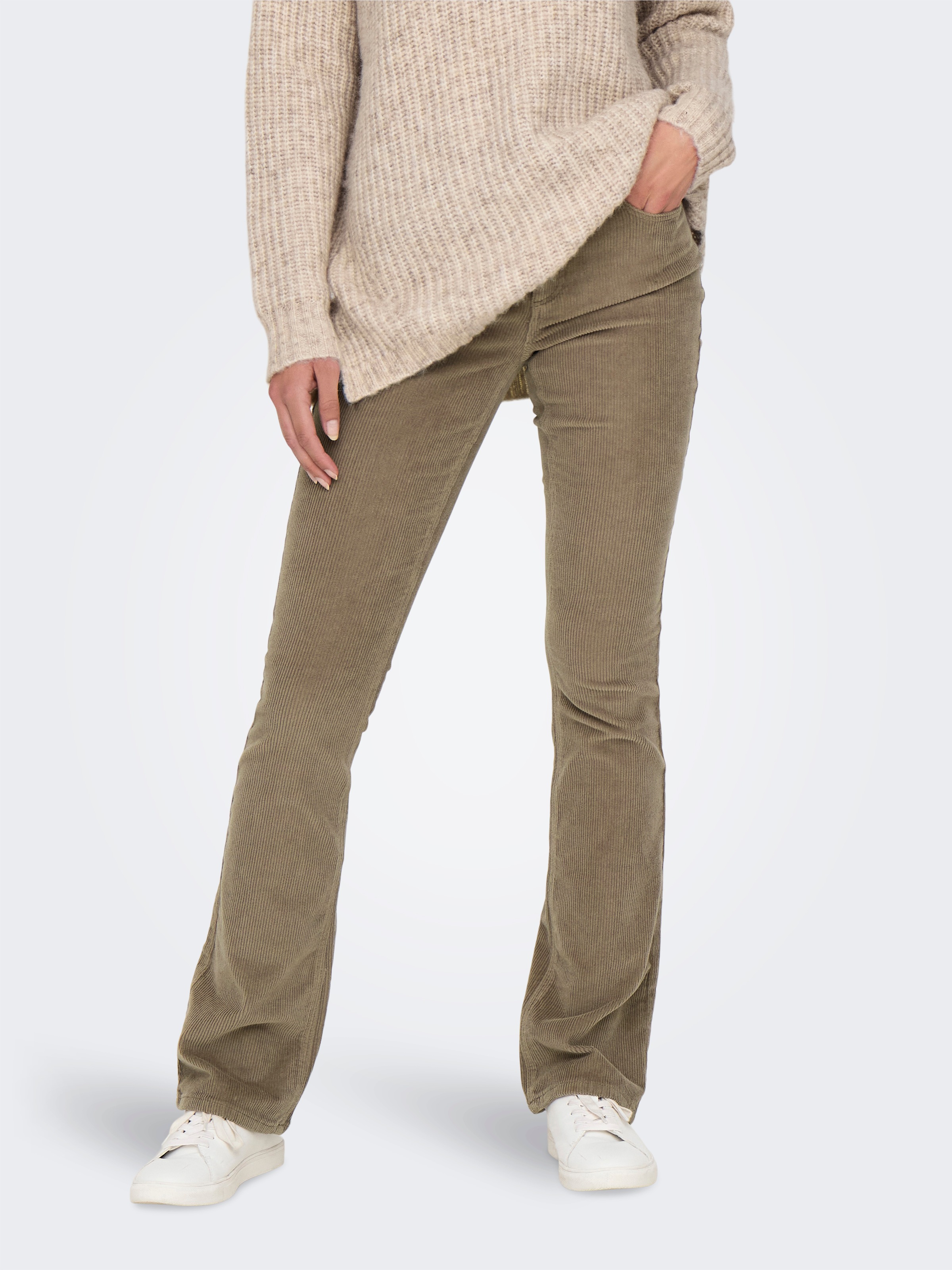 ONLY Cordhose "ONLMARY – Flared Cordhose mit Stretchkomfort", slim fit, mod günstig online kaufen