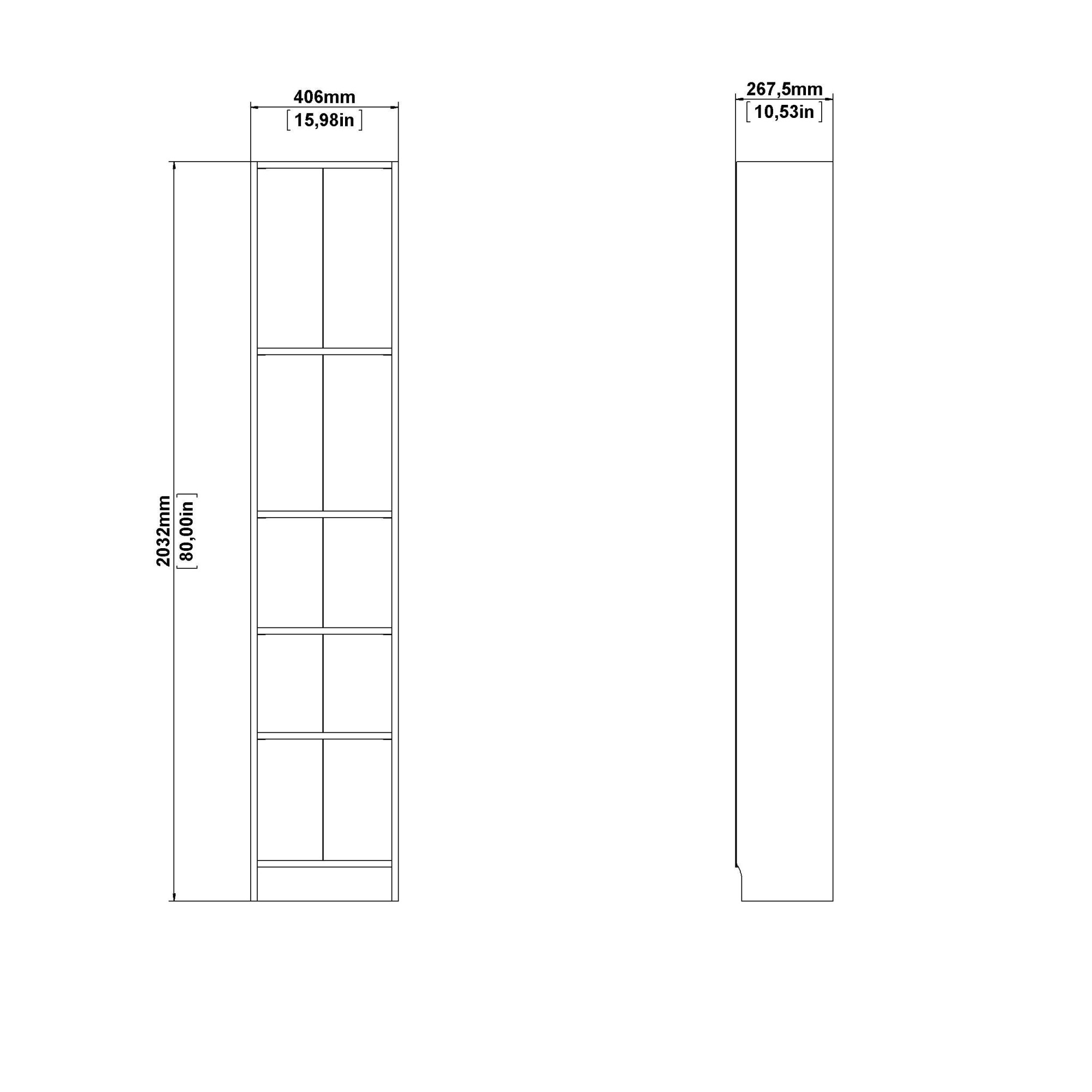INOSIGN Bücherregal »Basic Regal, Büroregal«, Standregal in verschiedenen Größen und Farben erhältlich