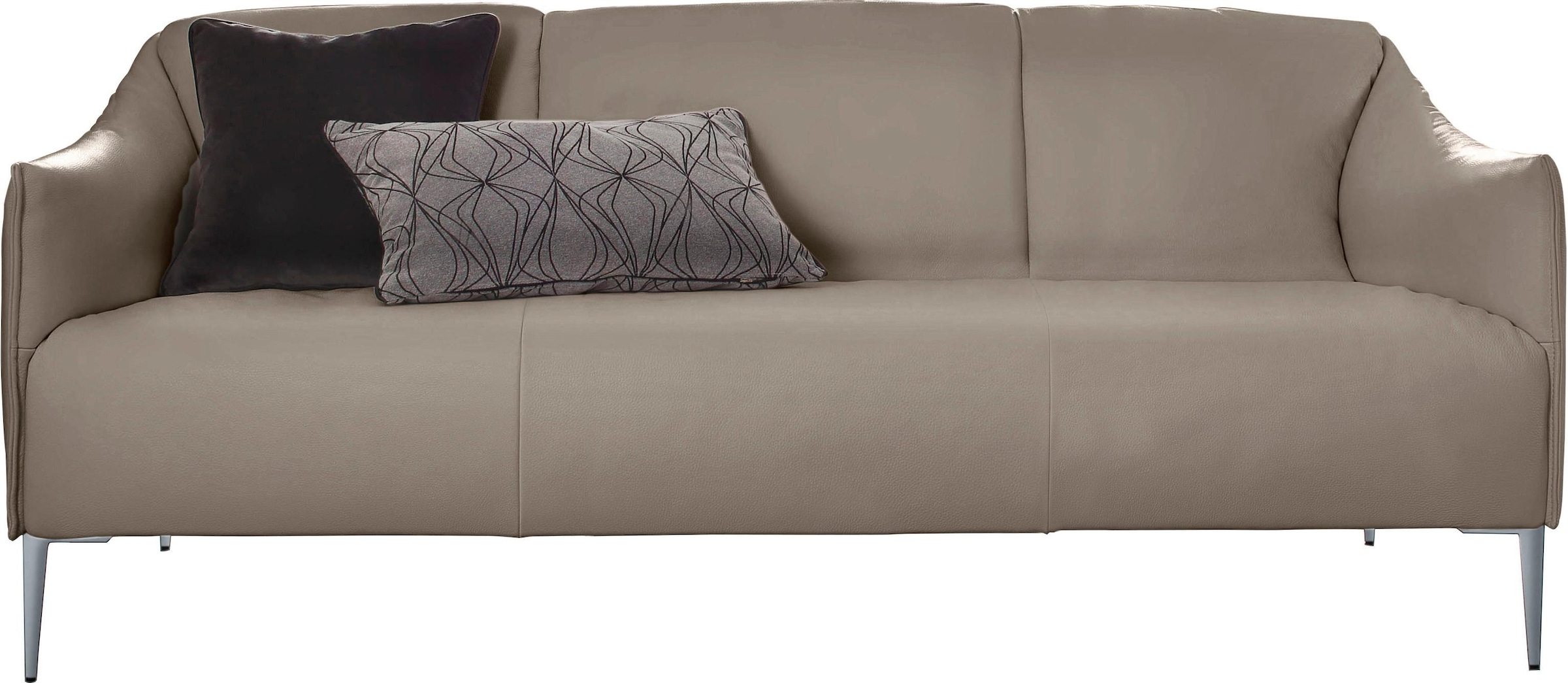 W.SCHILLIG 2,5-Sitzer »sally«, mit Metallfüßen in Silber matt, Breite 194 cm