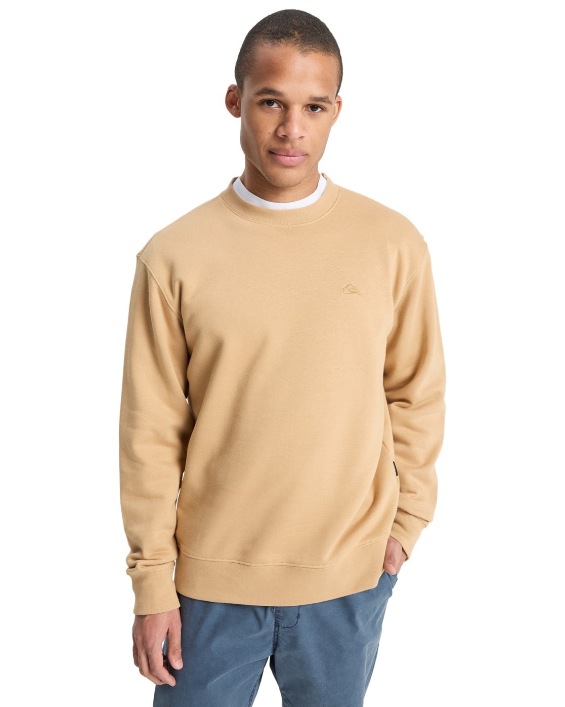 Quiksilver Sweat-shirt Salt Water Khaki M Homme