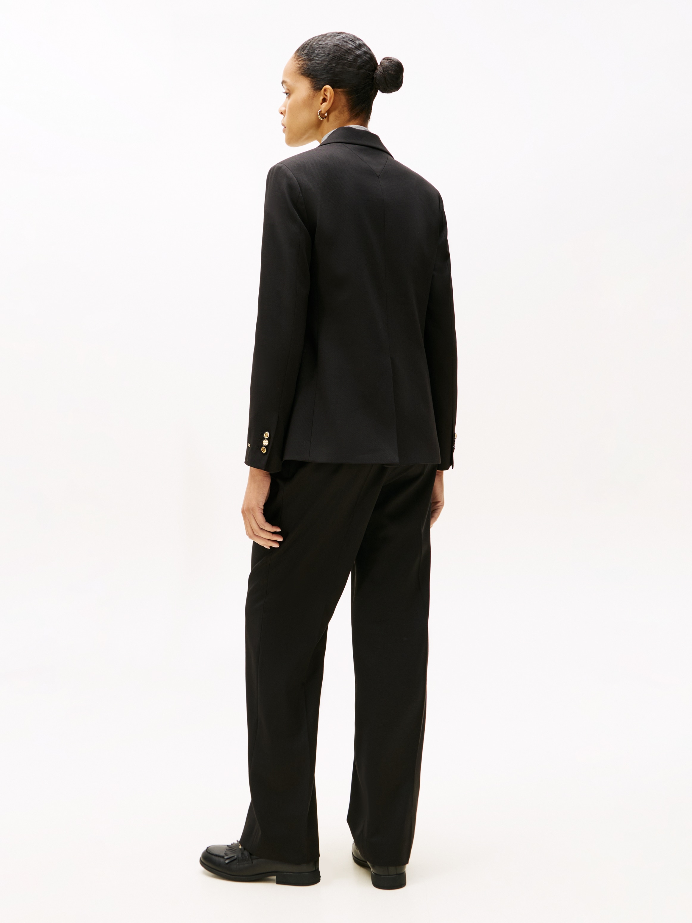 Tommy Hilfiger Longblazer »TIMELESS WOOL REG STRT SB BLAZER«, mit Wolle