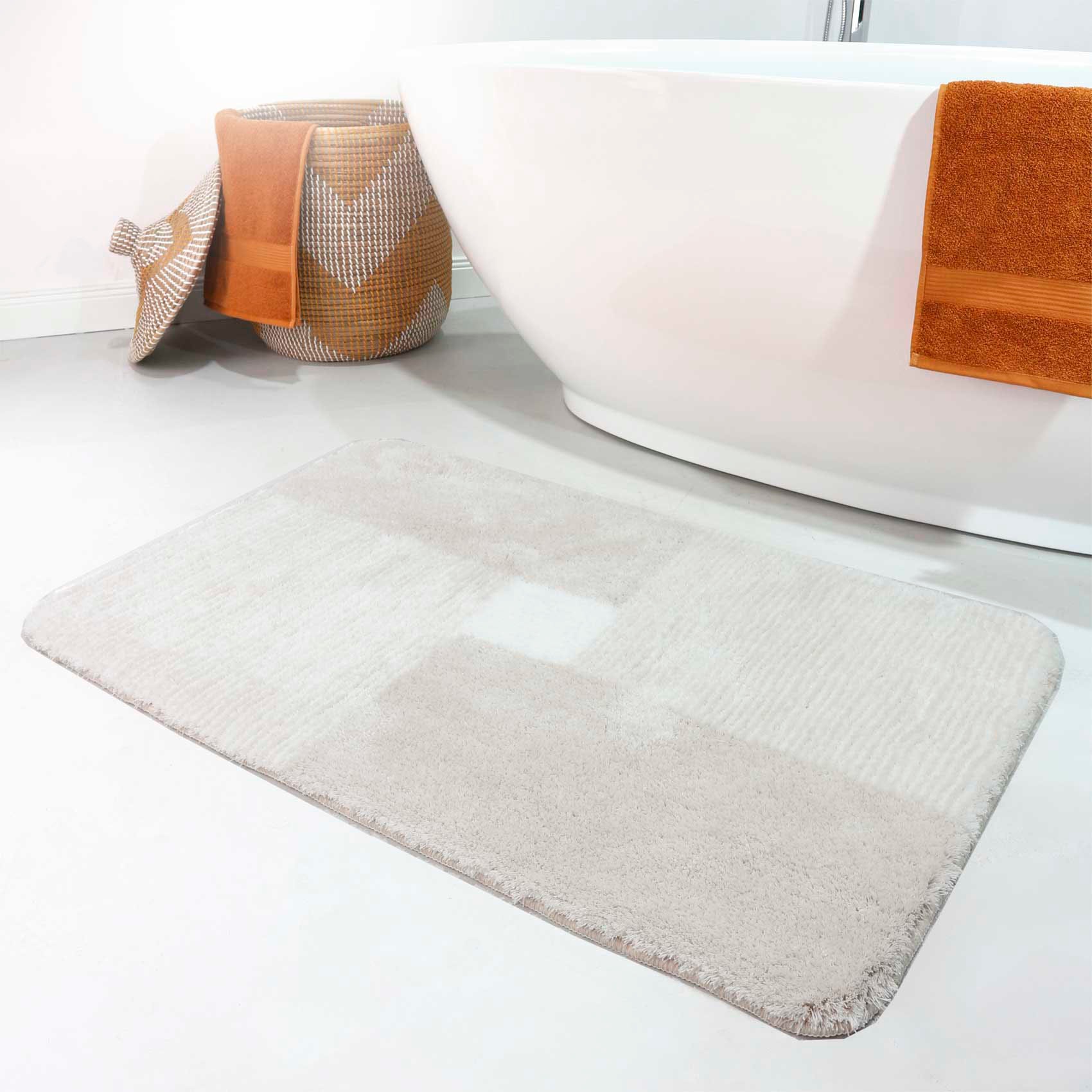 Homie Living Badematte "San Piero" Höhe 30 mm rutschhemmend beschichtet fuß günstig online kaufen