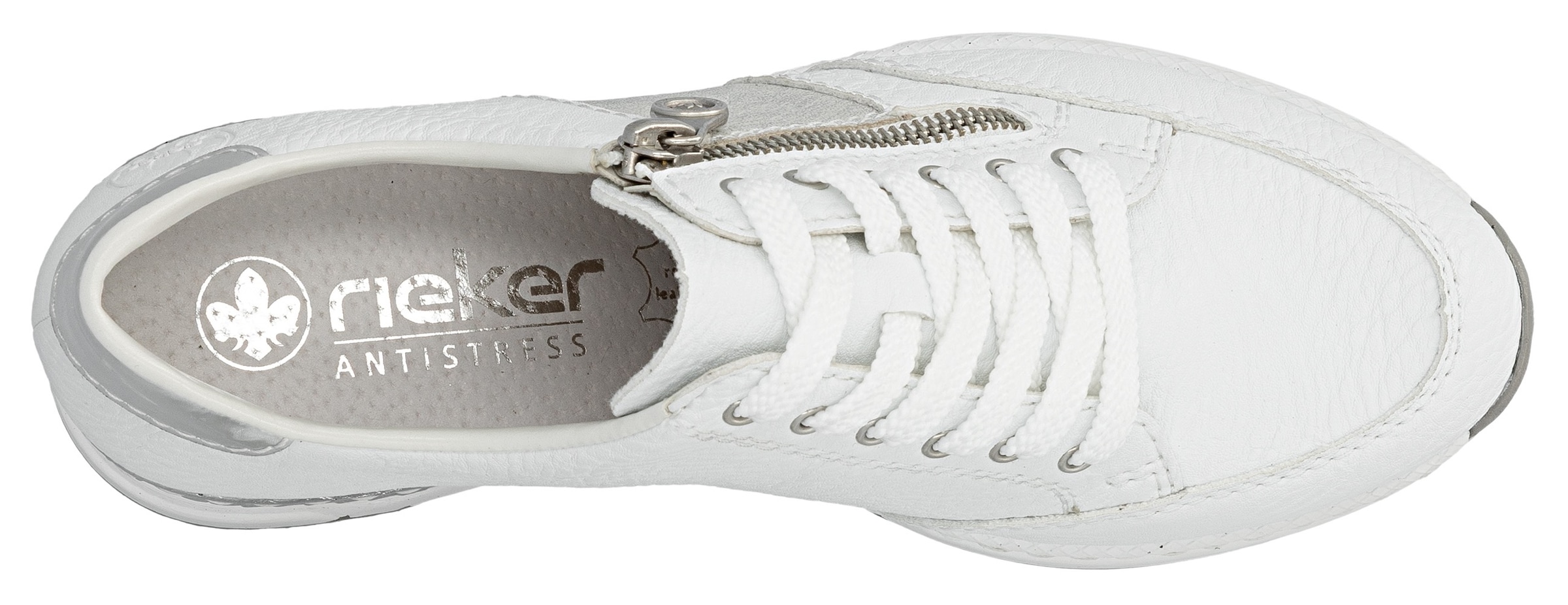 Rieker Keilsneaker  , Schnürschuh, Halbschuh, Sneaker mit loser Einlage, schmale Form