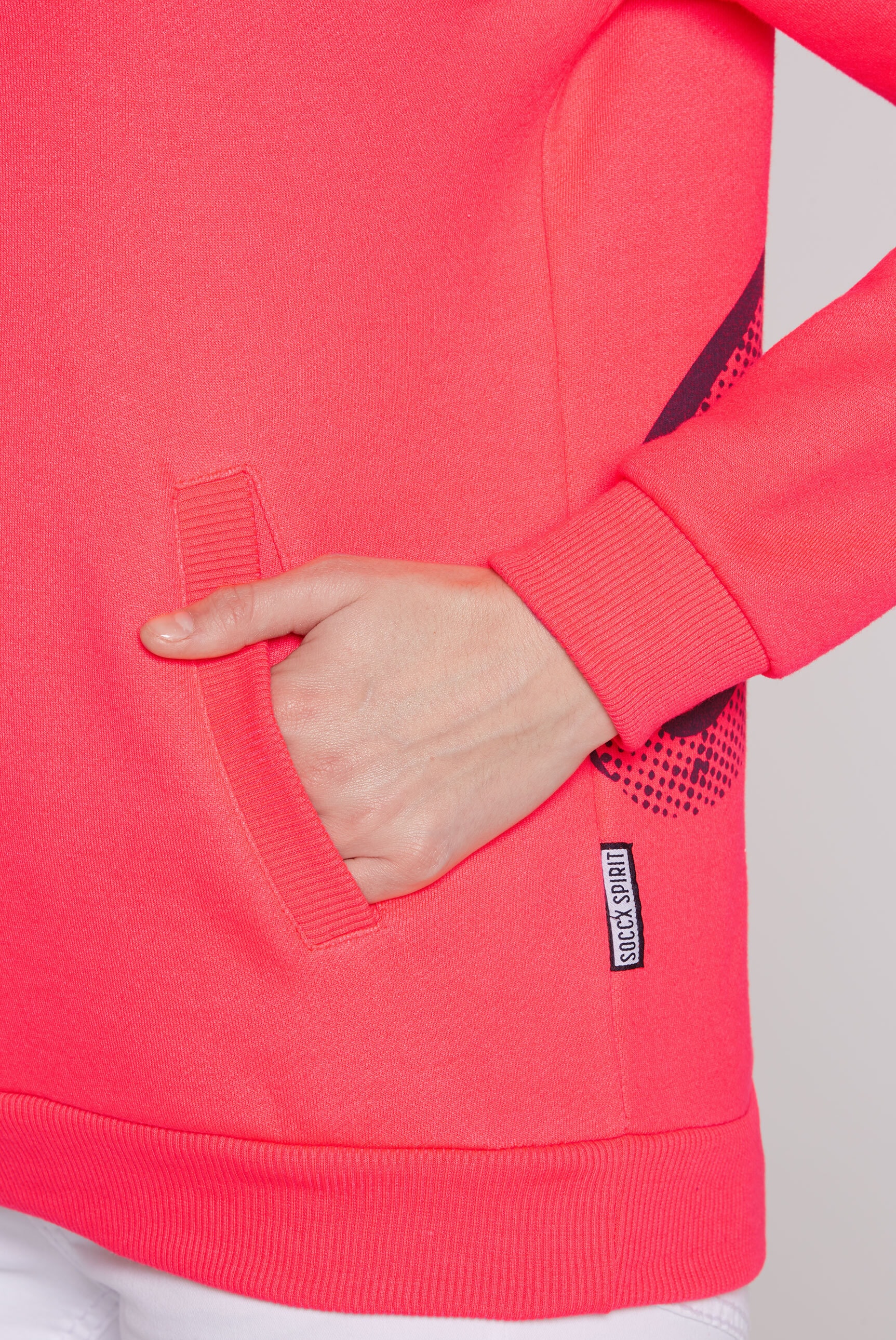 SOCCX Kapuzensweatshirt, mit Taschen