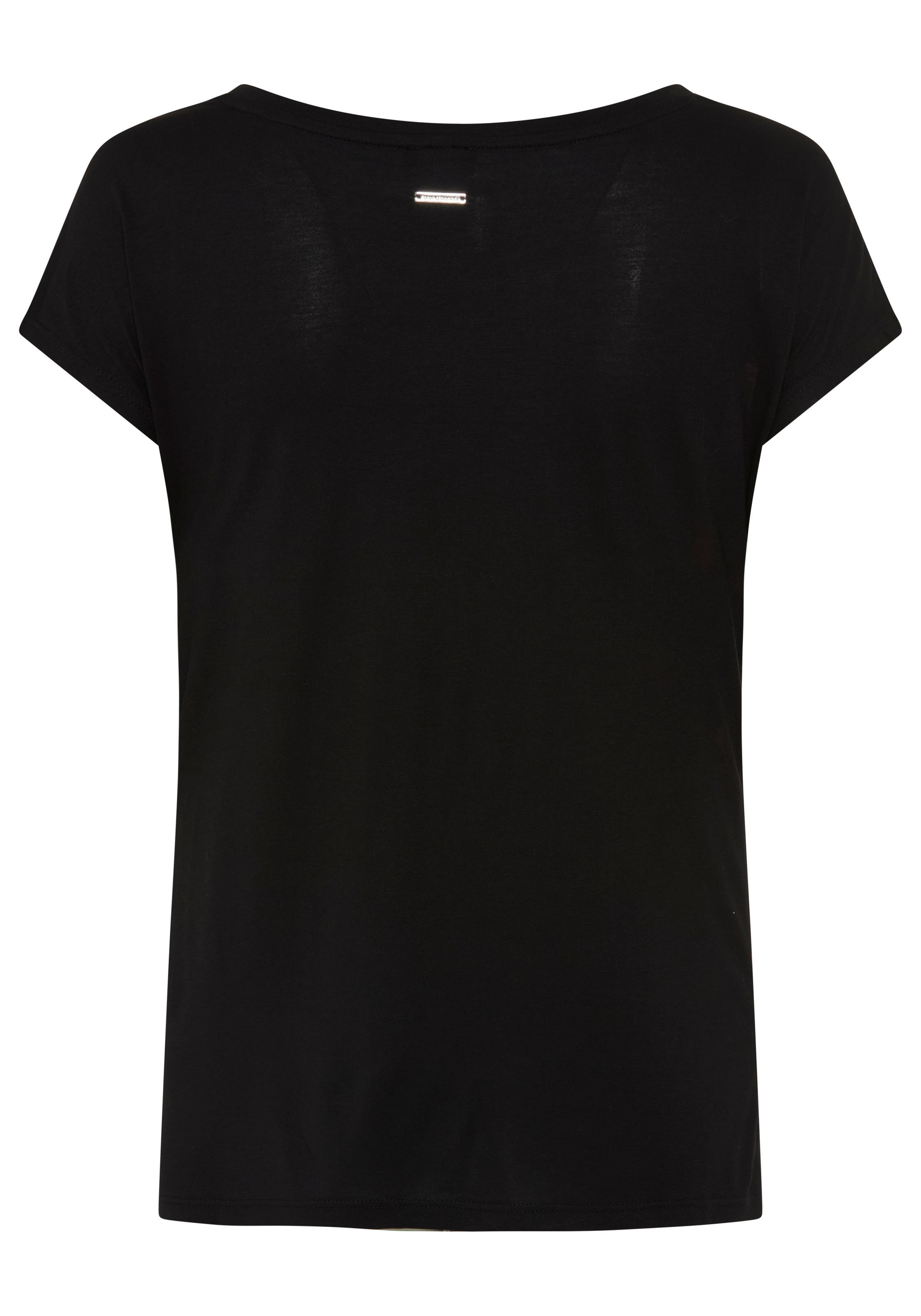 Bruno Banani Shirtbluse mit elegantem Druck im Vorderteil