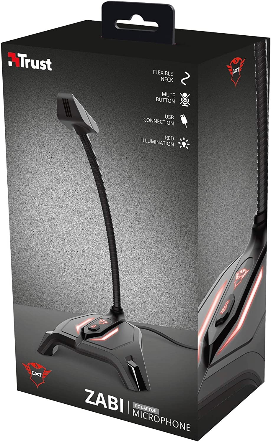 Trust Mikrofon »GXT215 ZABI USB LED MICROPHONE«