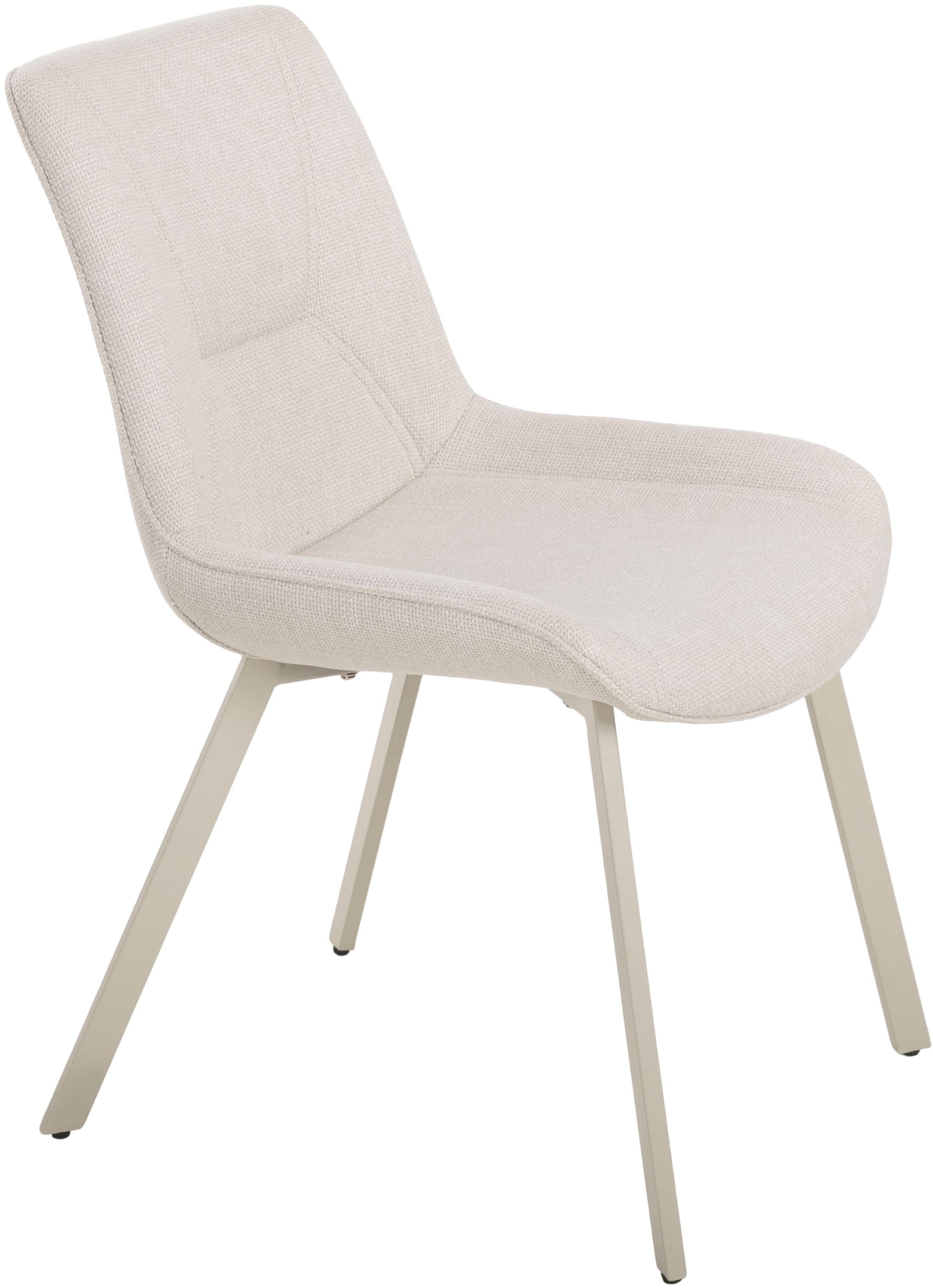 Duo Collection Essgruppe »Pina und Mila«, (Set, 5 tlg.), Ø 120 cm, massives Metallgestell