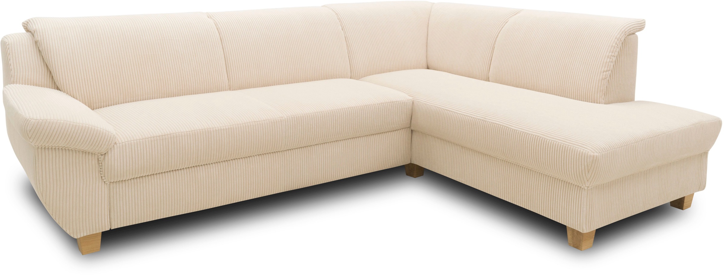 Home affaire Ecksofa "Yesterday zeitlos und elegant, bequeme Armlehnen, L-F günstig online kaufen