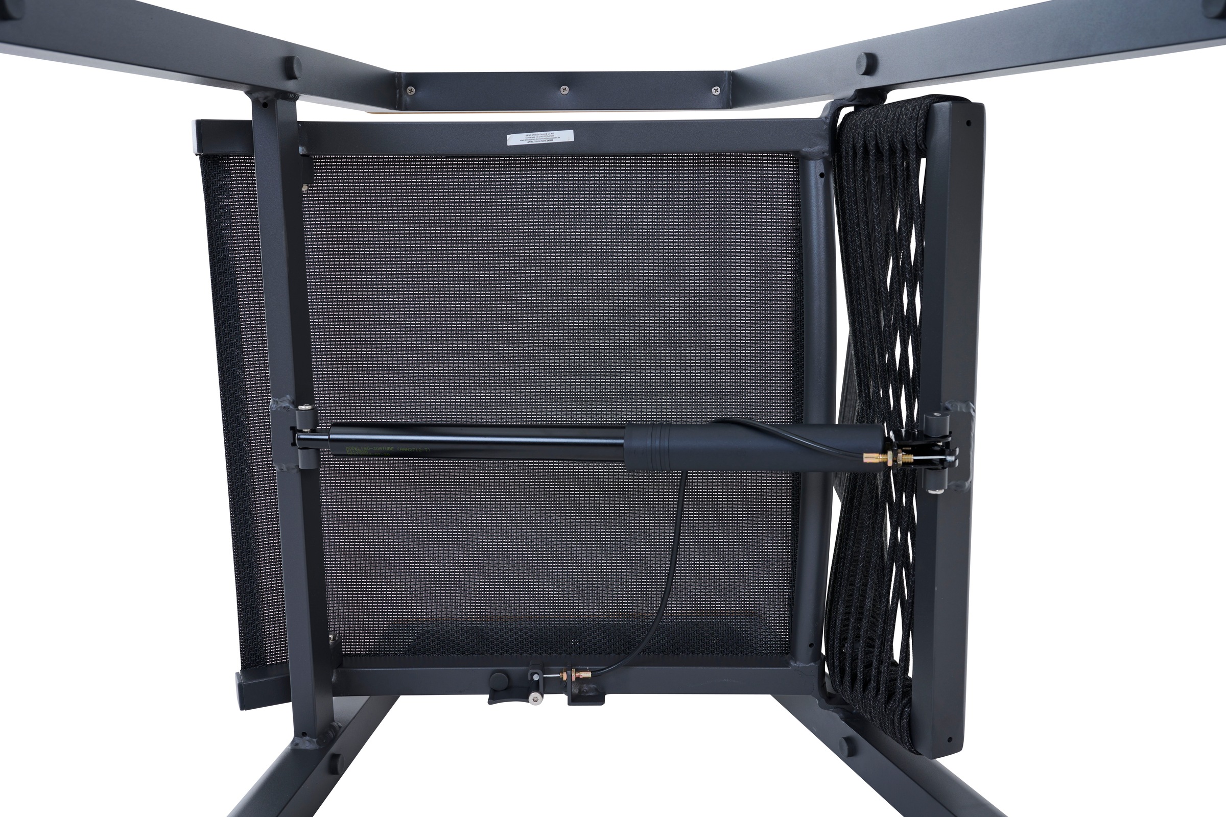 Siena Garden Gartensessel »BOLOGNA Move Sessel« Aluminiumgestell, Rope Geflecht, Armlehnen aus Teak FSC 100%