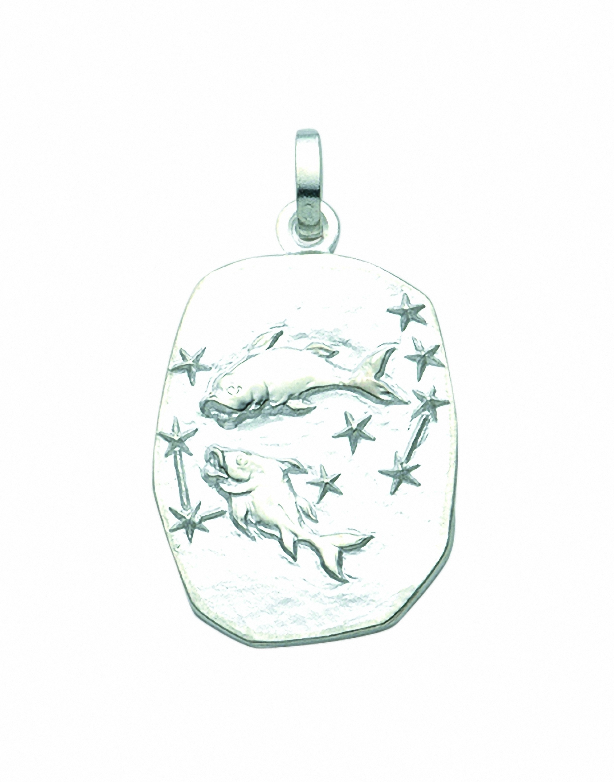 ADELIA ́S Damen Kettenanhänger "Damen & Herren 925 Silber Sternzeichen Anhänger Fisch", Damen, Fische, Silber 925 (Sterlingsilber), silber, Silber 925