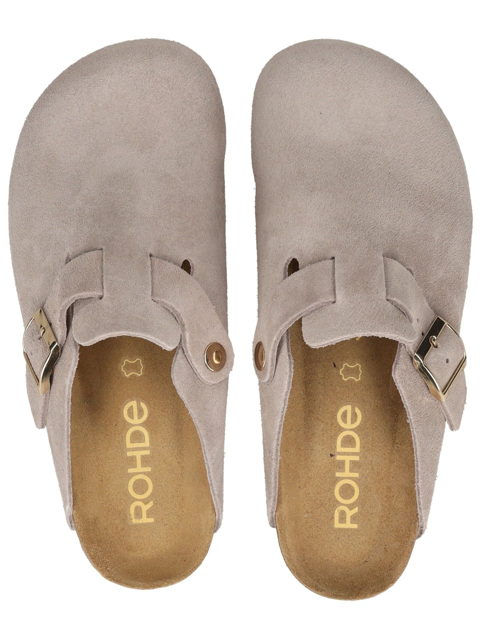 Rohde Hausschuh »Rohde Pantoletten Veloursleder«