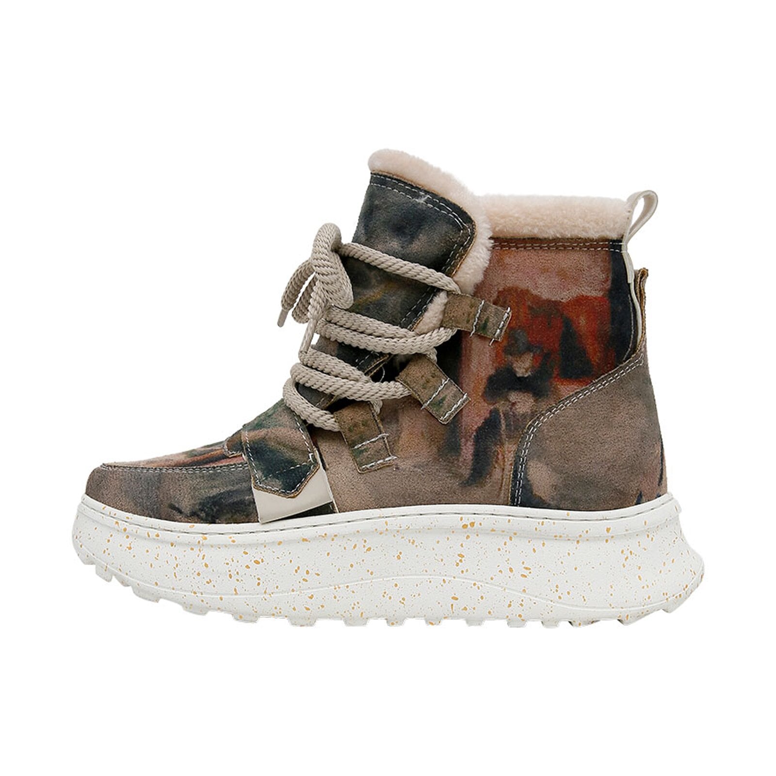 DOGO Schnürstiefelette "Snowie High-Top Bootballerinas Damen Stiefeletten", günstig online kaufen