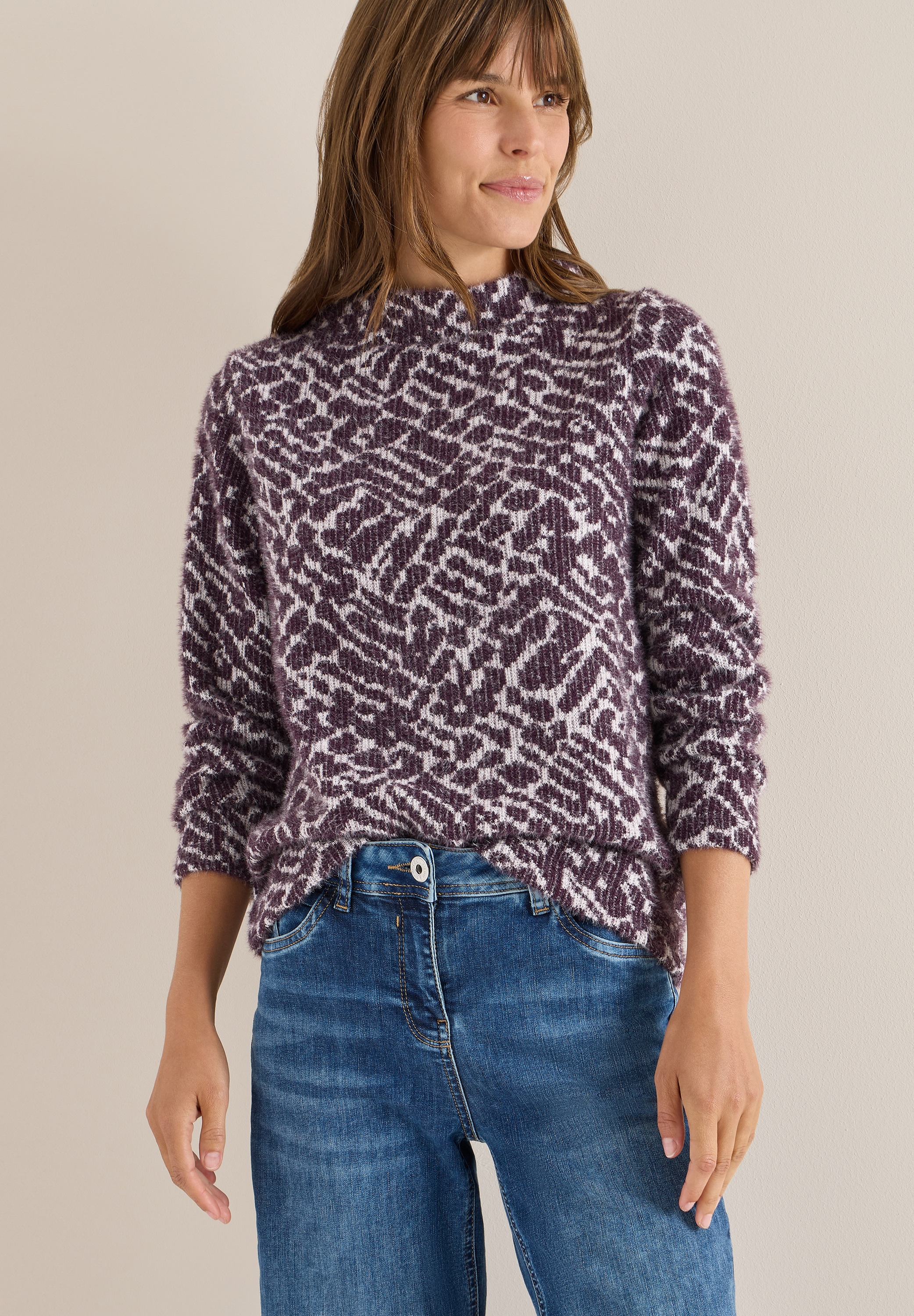 Cecil Langarmshirt im grafischen Design