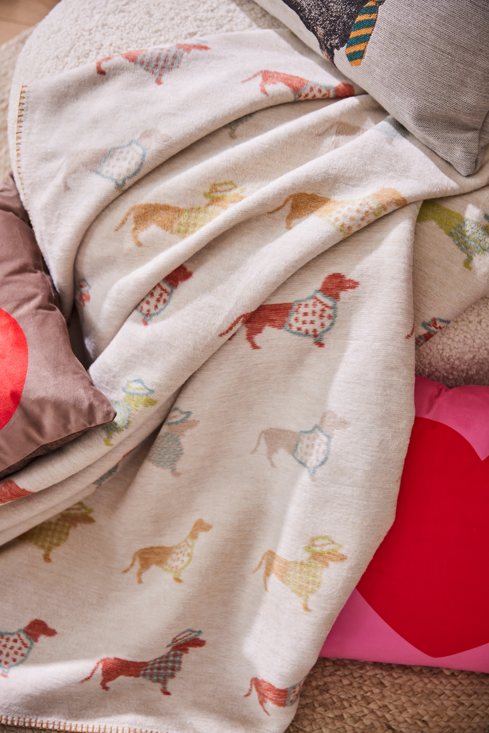 PAD Wohndecke »DACKEL« Made in Europe, Kuscheldecke, Wendefunktion, 150x200 cm