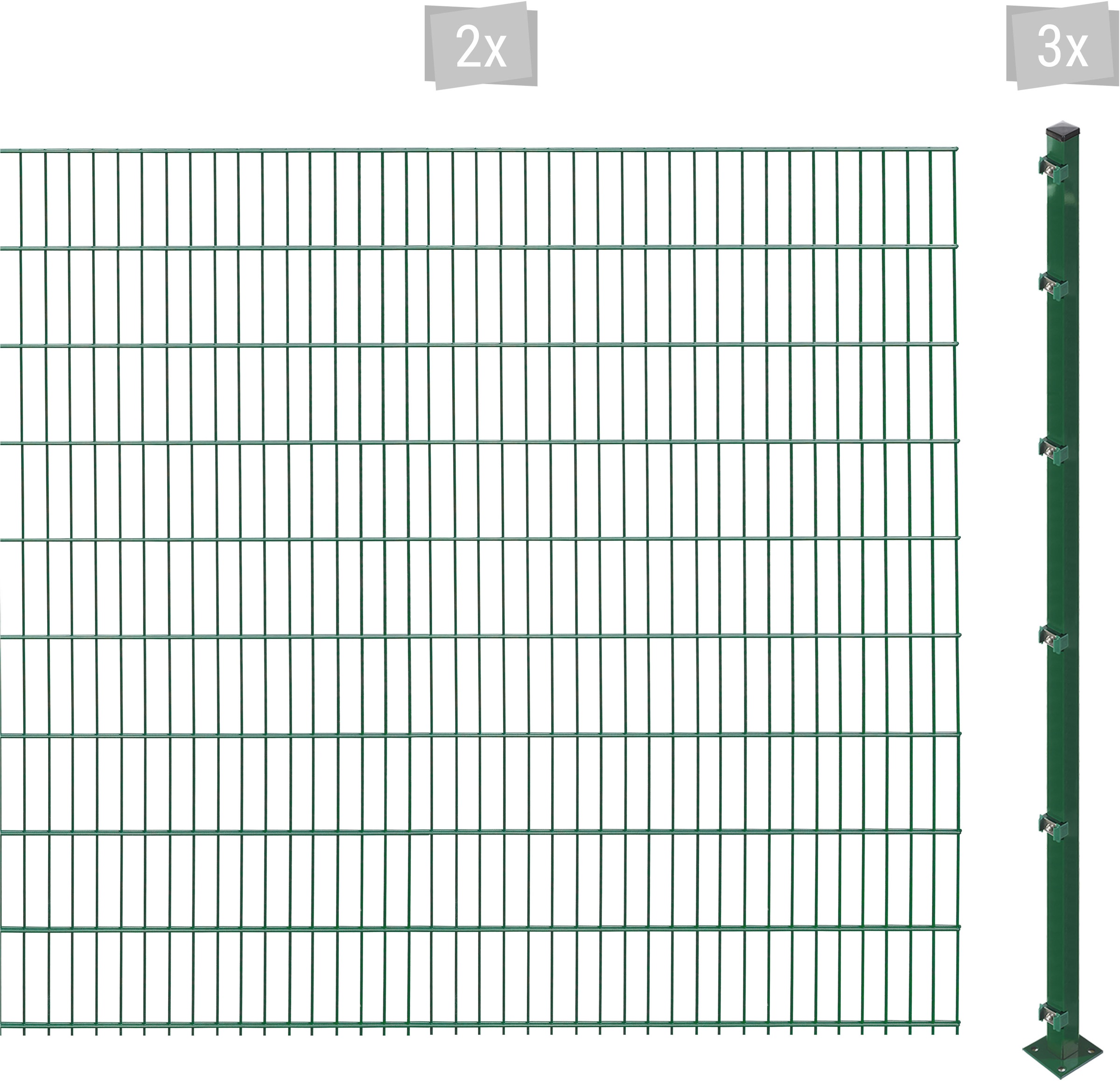 Arvotec "ESSENTIAL 183 zum Aufschrauben" Zaunhöhe 183 cm, Zaunlänge 2 - 60 m