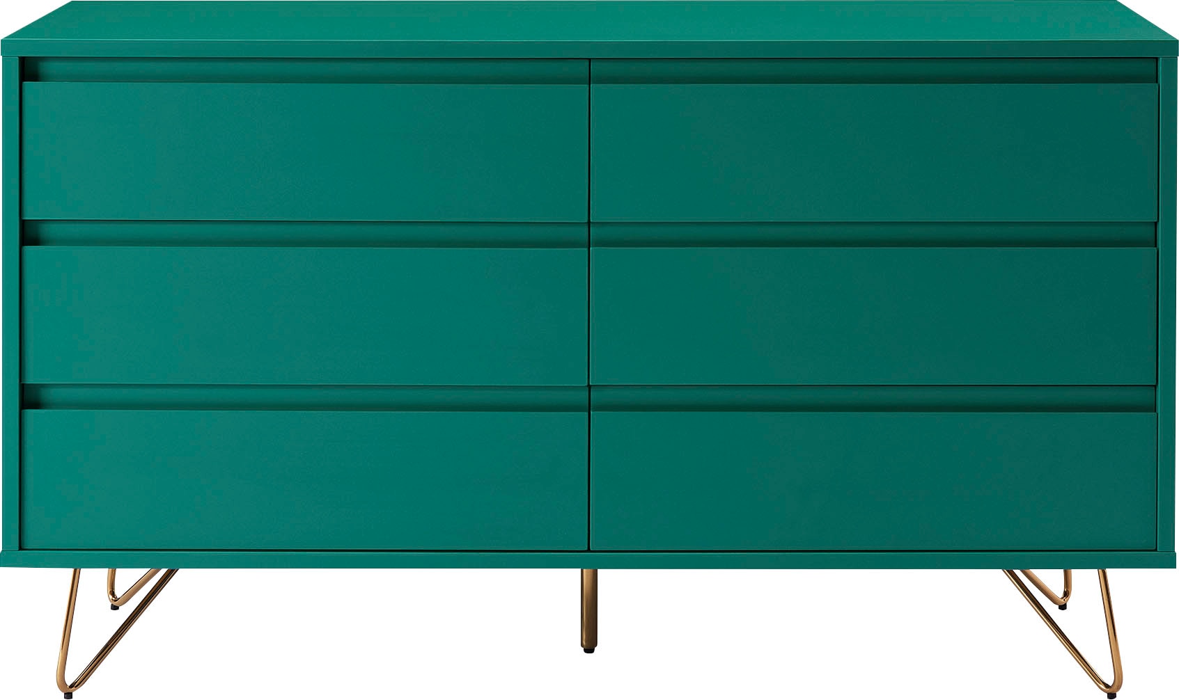 SalesFever Kommode "Bolton Design Sideboard mit Stauraum", Haarnadelbeine a günstig online kaufen