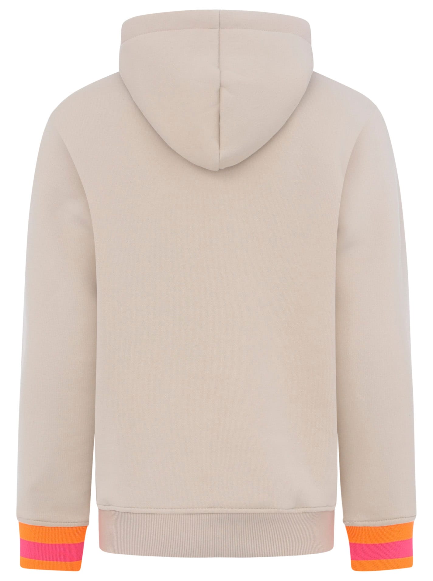 Zwillingsherz Hoodie, mit Aufschrift Moin und Anker in Neonfarben