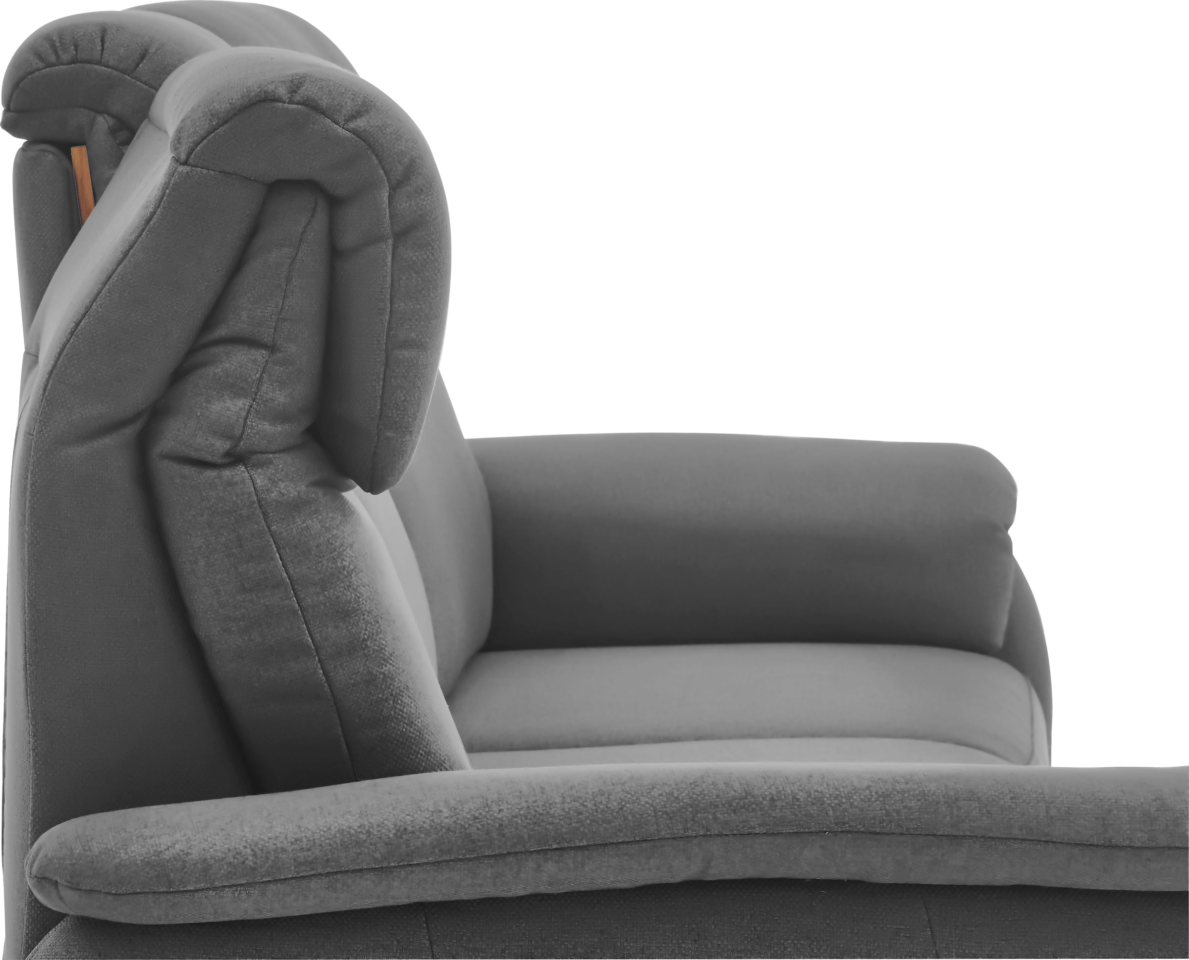 Home affaire 3-Sitzer »Turin mit Steckdose und USB-Port auch in Easy care-Bezug«, 2 x vollmotorische Relaxfunktion, herunterklappbarer Tisch