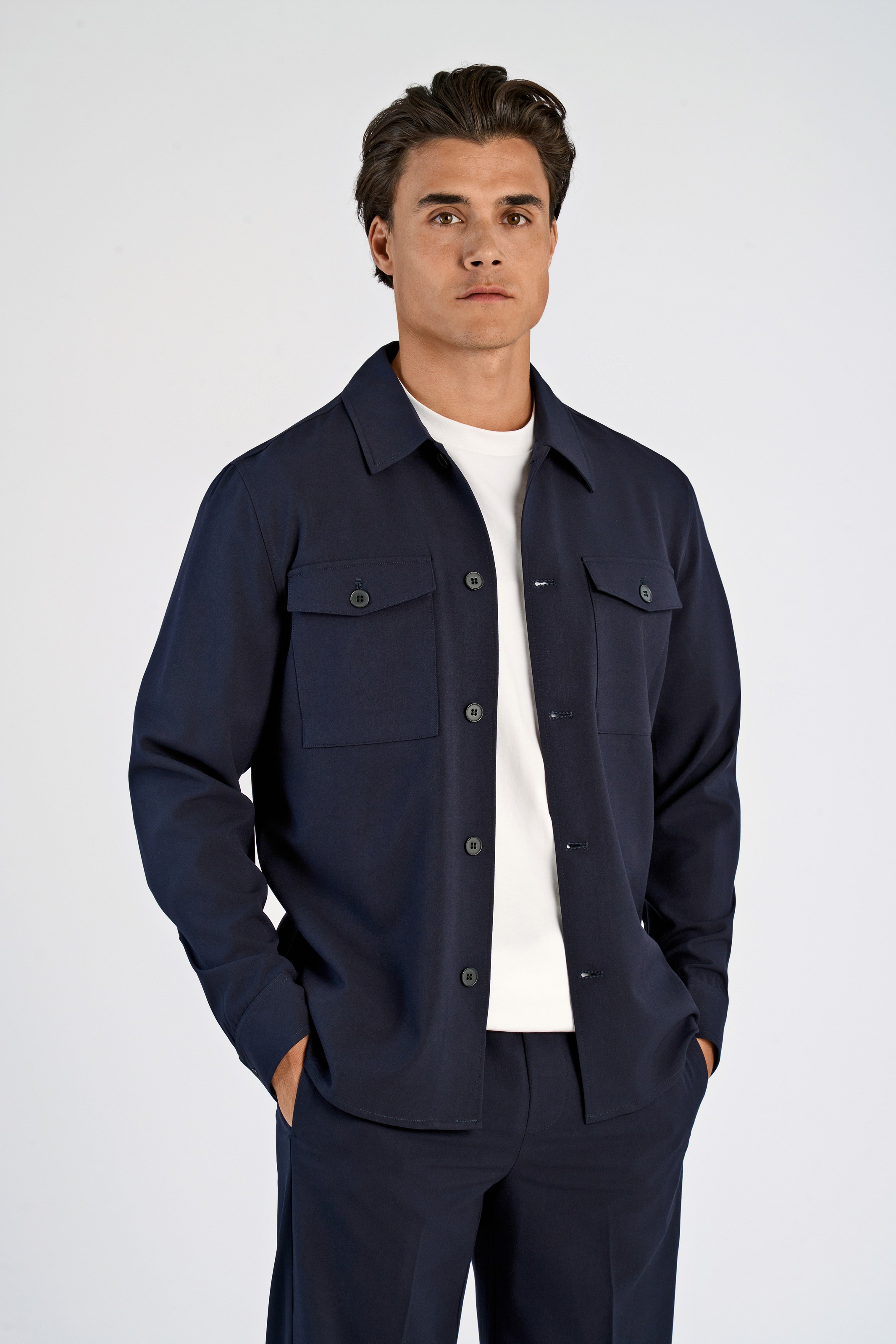 LINDBERGH Hemdjacke, ohne Kapuze, mit 2 Brusttaschen günstig online kaufen