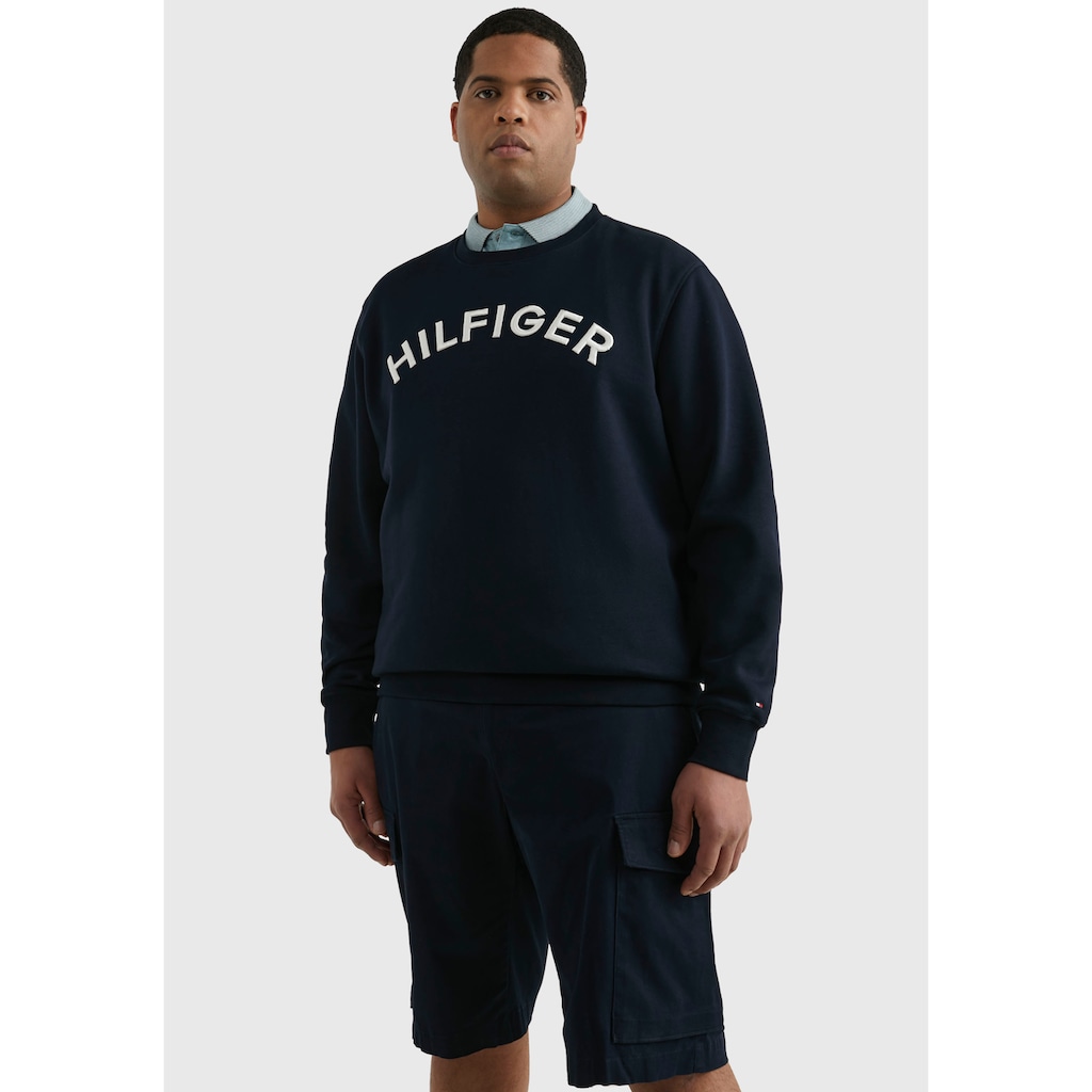 Tommy Hilfiger Big & Tall Sweatshirt »BT-HILFIGER ARCHED CREWNECK-B«