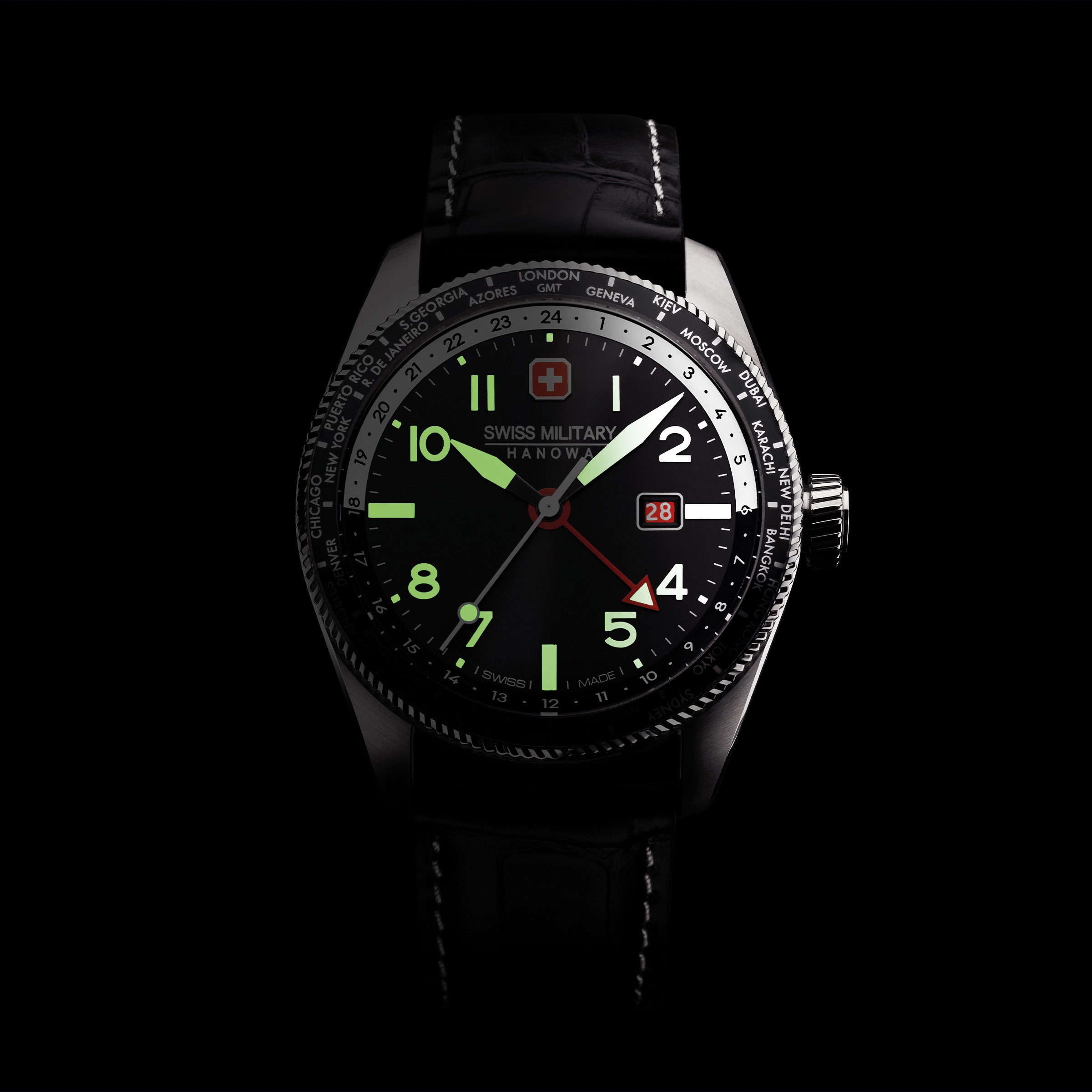 | Military Uhr online kaufen »HAWK Schweizer Swiss EYE, BAUR Hanowa SMWGB0000504«