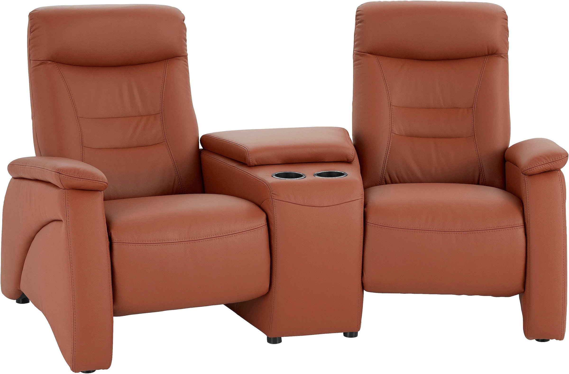 exxpo - sofa fashion 2,5-Sitzer »Ascoli, Kinosofa mit hohem Sitzkomfort, bequeme Armlehnen«, inkl. Relaxfunktion, mit Ablage und Staufach, hohe Rückenlehne