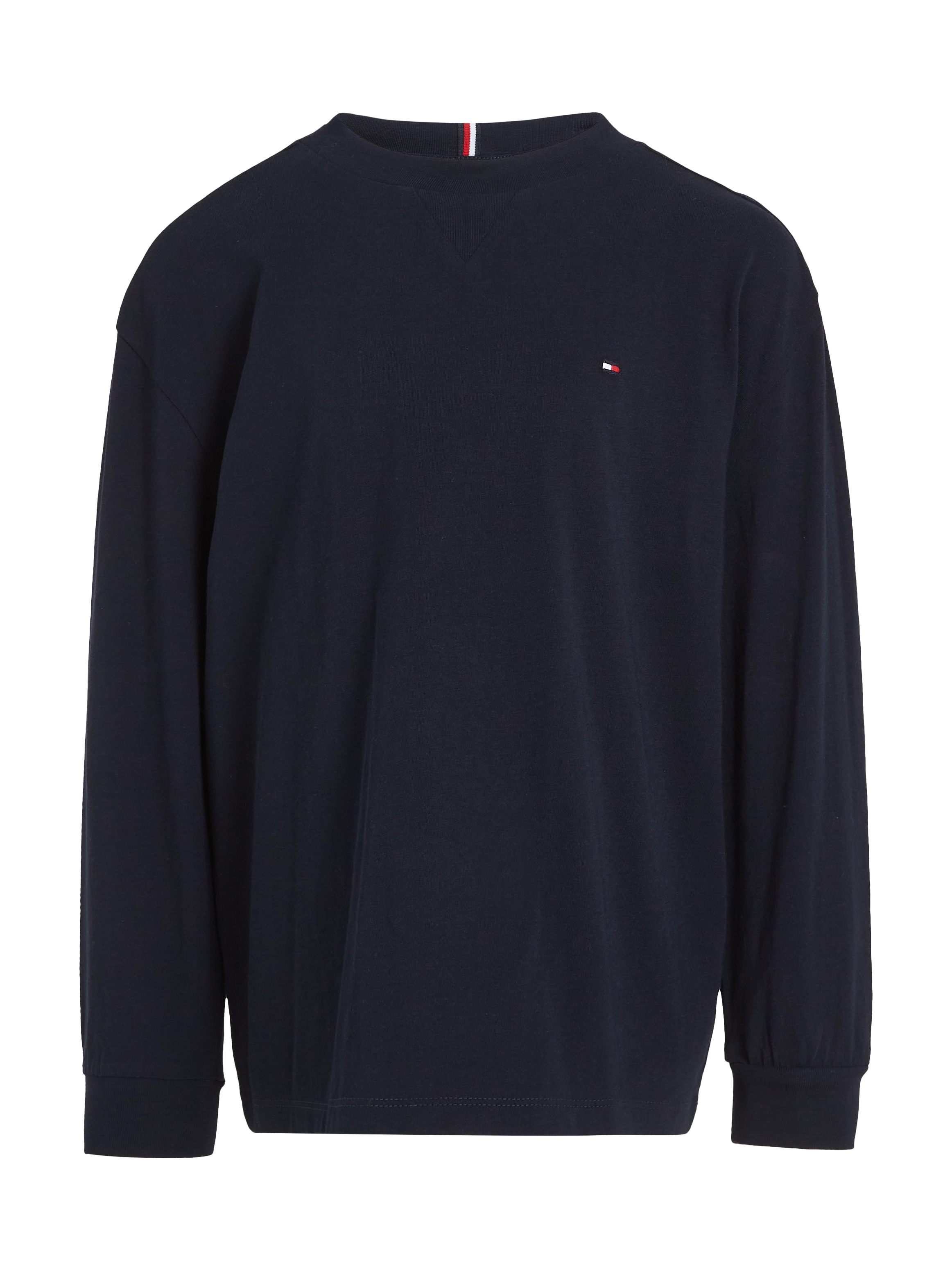 Tommy Hilfiger Langarmshirt »ESSENTIAL TEE L/S«, mit Logostickerei