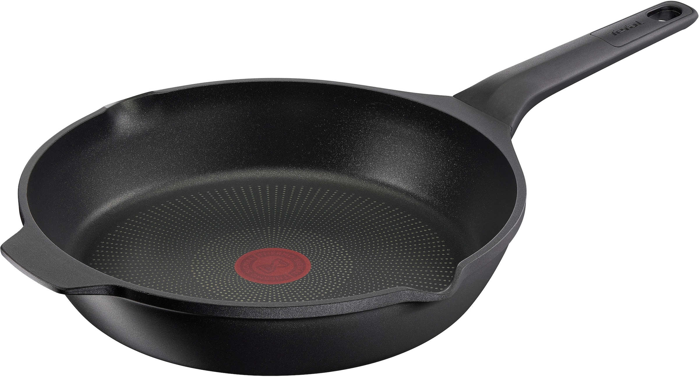 Tefal Bratpfanne "Robusto Pfanne Induktion mit Antihaftversiegelung", Aluminium, (1 tlg.), Thermo-Signal bei idealer Bra