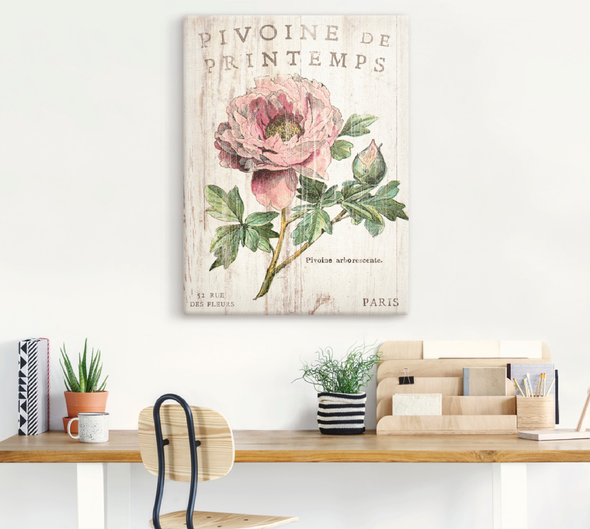 Artland Wandbild »Pfingstrose«, Blumen, (1 St.), als Leinwandbild, Poster, Wandaufkleber in verschied. Größen
