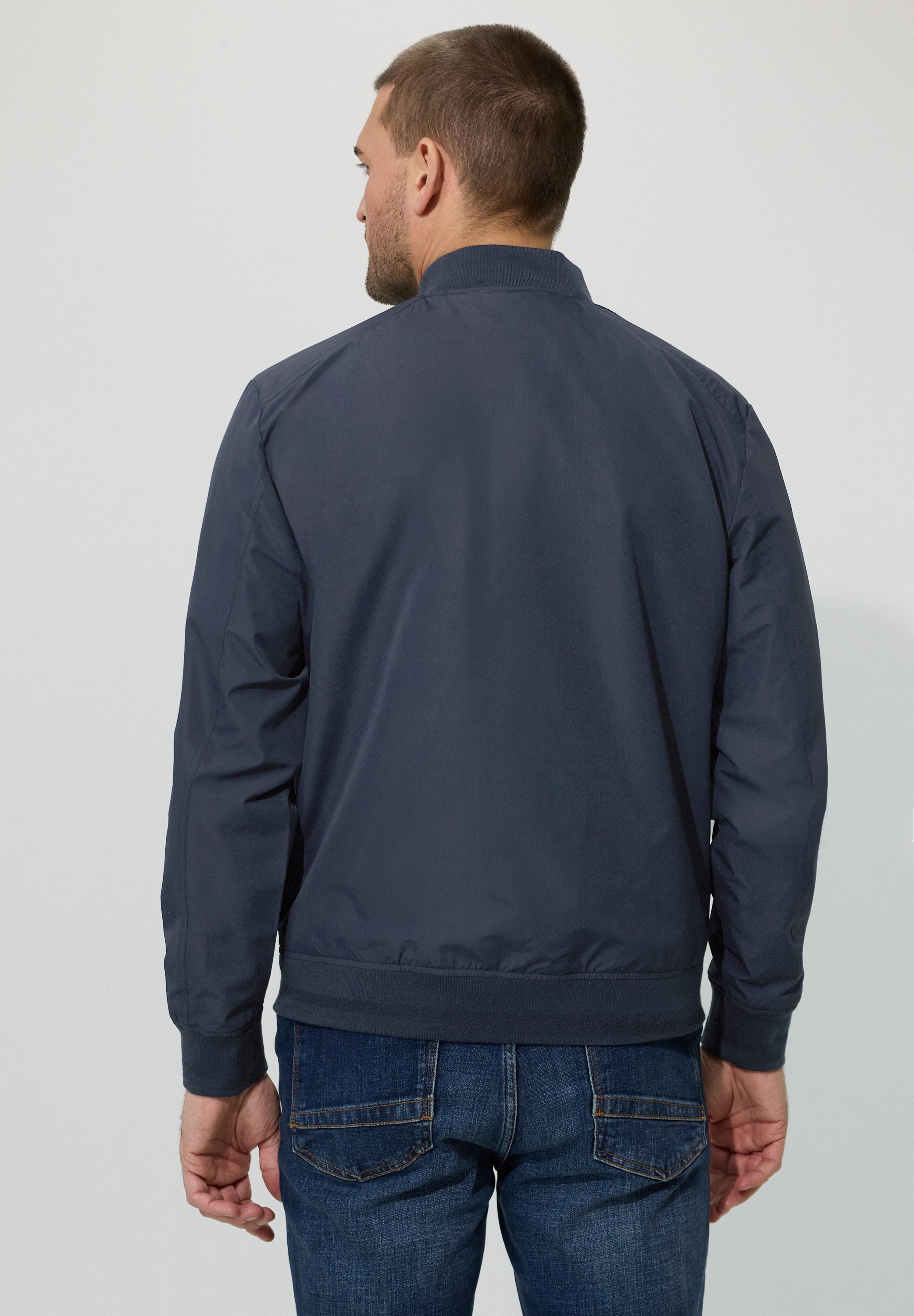 STREET ONE MEN Blouson ohne Kapuze mit Stehkragen günstig online kaufen