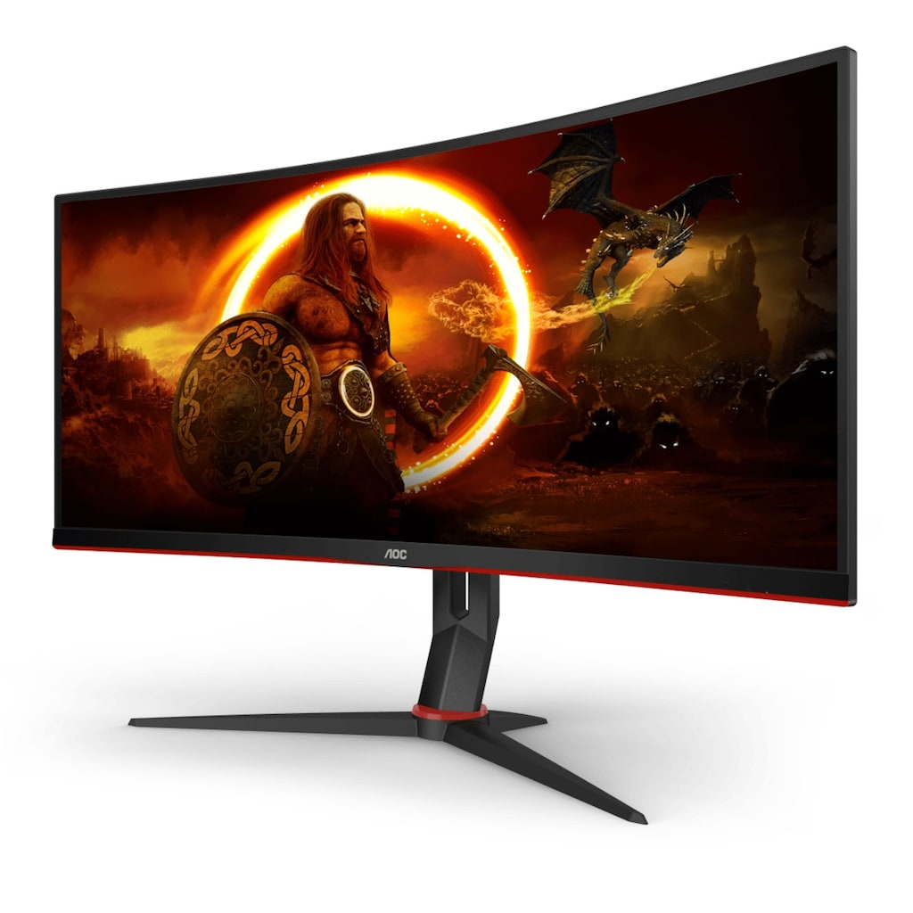 AOC Gaming-Monitor »CU34G2X/BK«, 86,4 cm/34 Zoll, 3440 x 1440 px, QHD+, 1 ms Reaktionszeit, 144 Hz