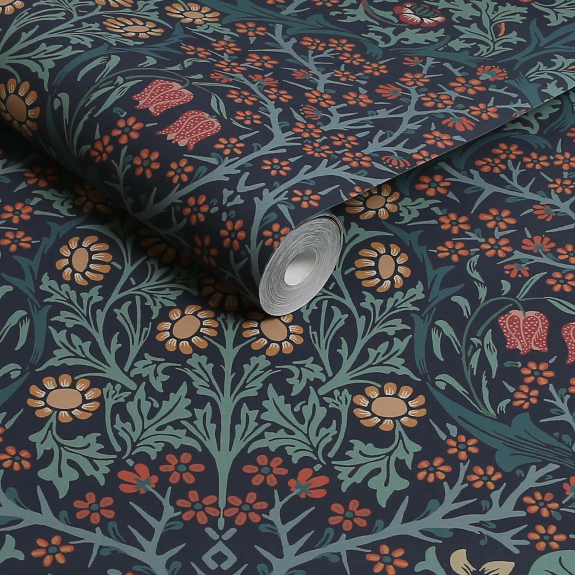 WILLIAM MORRIS AT HOME Vliestapete »Blackthorn«, Retro, 10mx52cm (ca. 5m2)