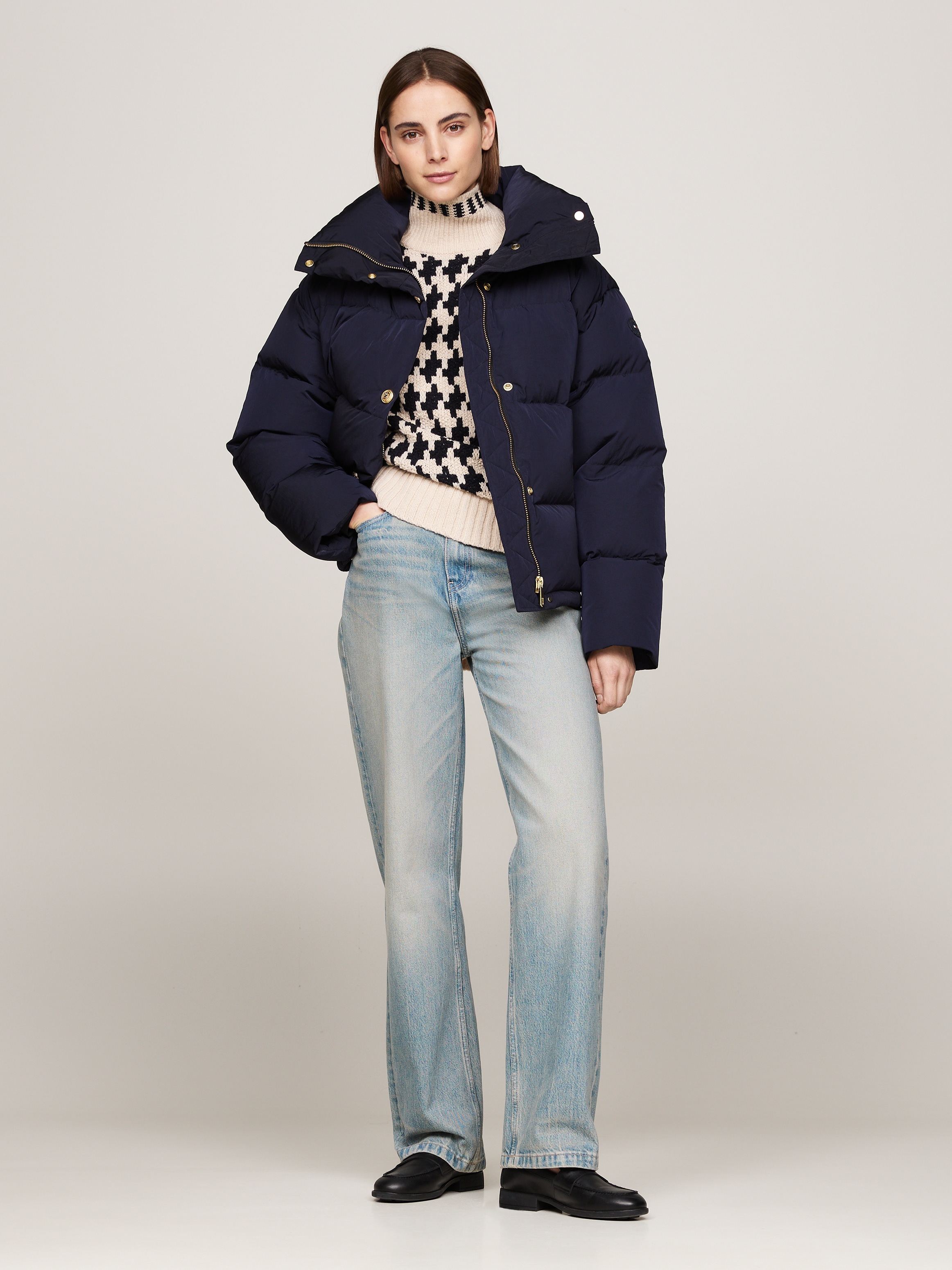 Tommy Hilfiger Steppjacke, mit Logorpägung