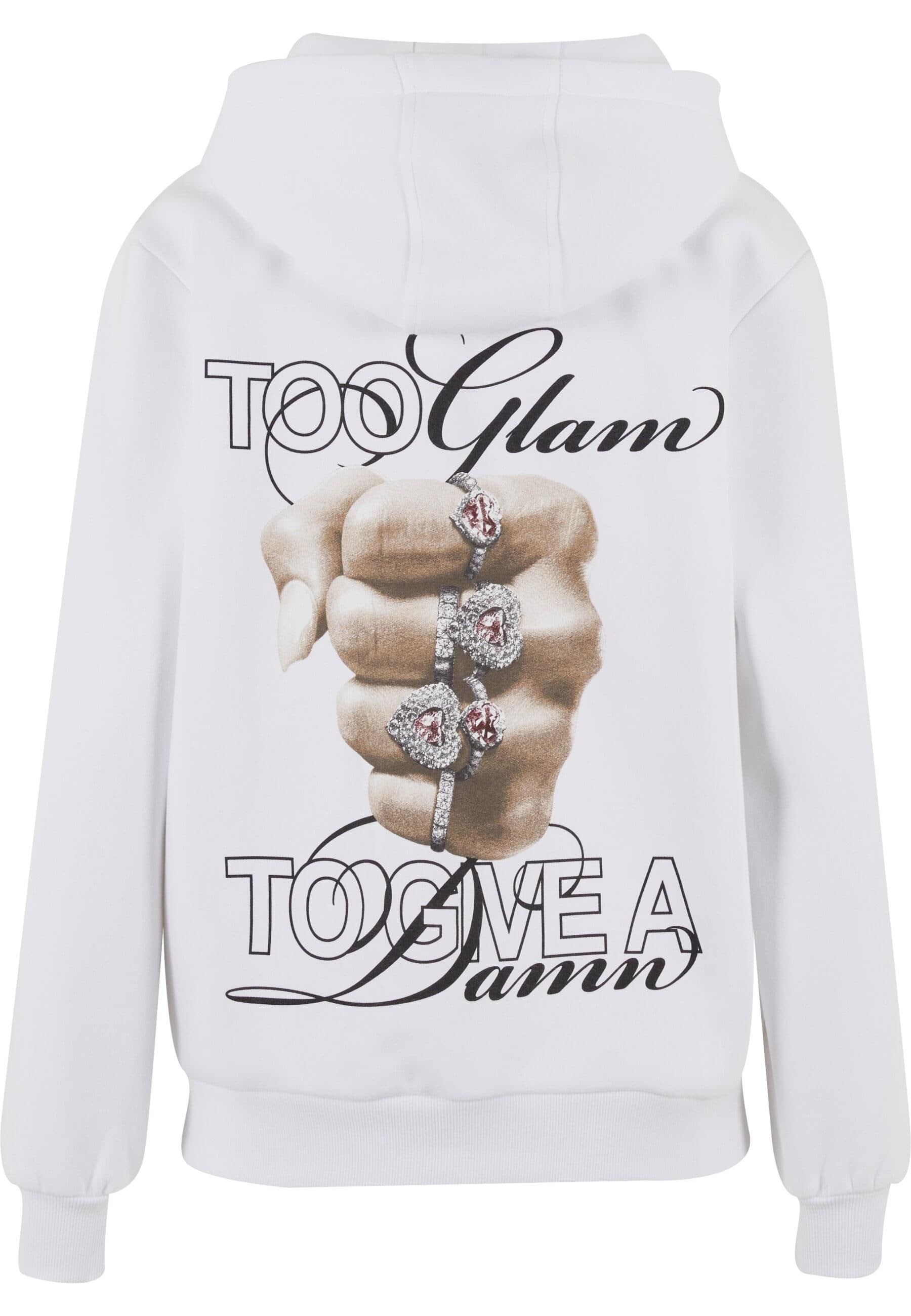 Miss Tee Kapuzenpullover »Miss Tee Give A Damn Ladies Fluffy Hoody«, (1 tlg.)