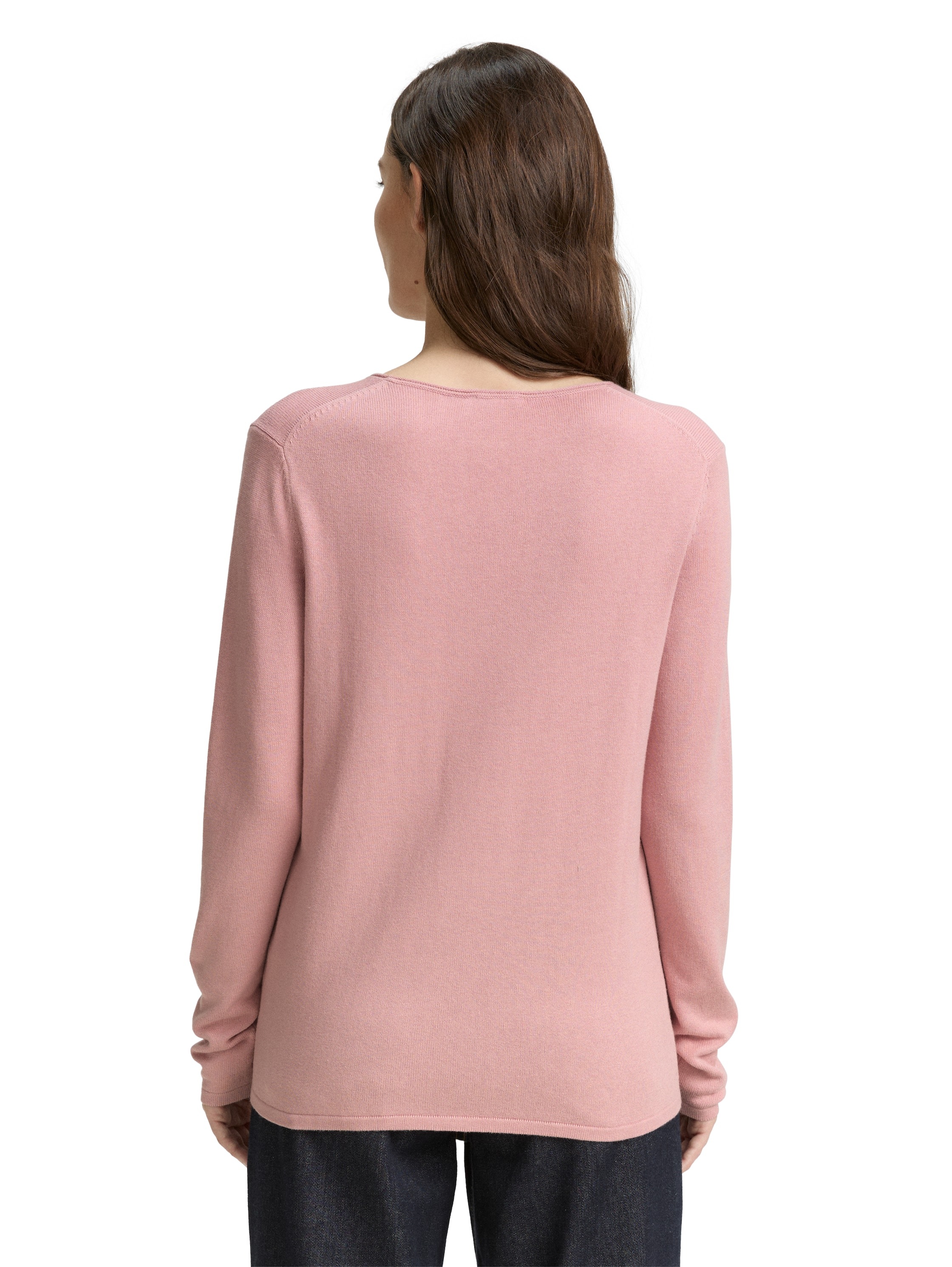 TOM TAILOR V-Ausschnitt-Pullover, mit V-Ausschnitt günstig online kaufen