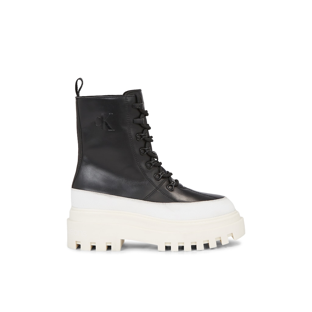 Calvin Klein Jeans Schnürstiefelette »FLATFORM LACE UP BOOT LTH«