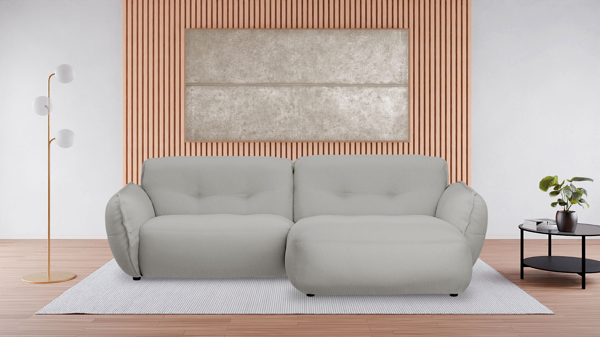 BETYPE Ecksofa "Be Fluffy Mega Sofa, bequem, viel Platz, Breite 289cm, L-Fo günstig online kaufen