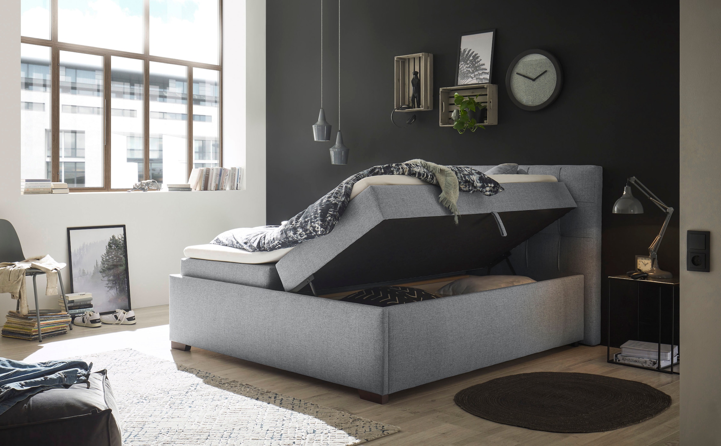 ED EXCITING DESIGN Boxbett »Artos«, inkl. zwei Bettkästen