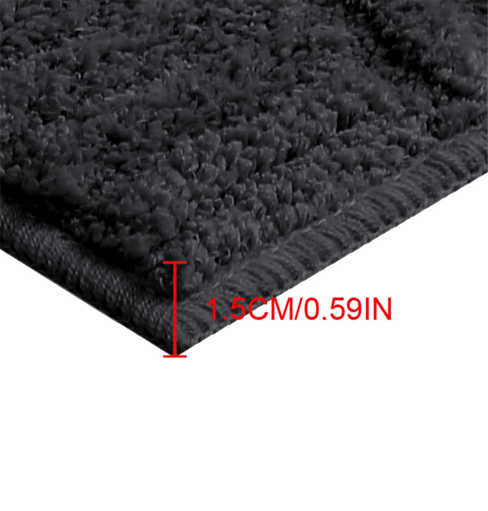 my home Badematte »Ognon, Scandi, Boho, modernes Muster«, rutschhemmend beschichtet, fußbodenheizungsgeeignet-schnell trocknend-strapazierfähig, Badteppich, Uni Farben, Hoch-Tief-Effekt