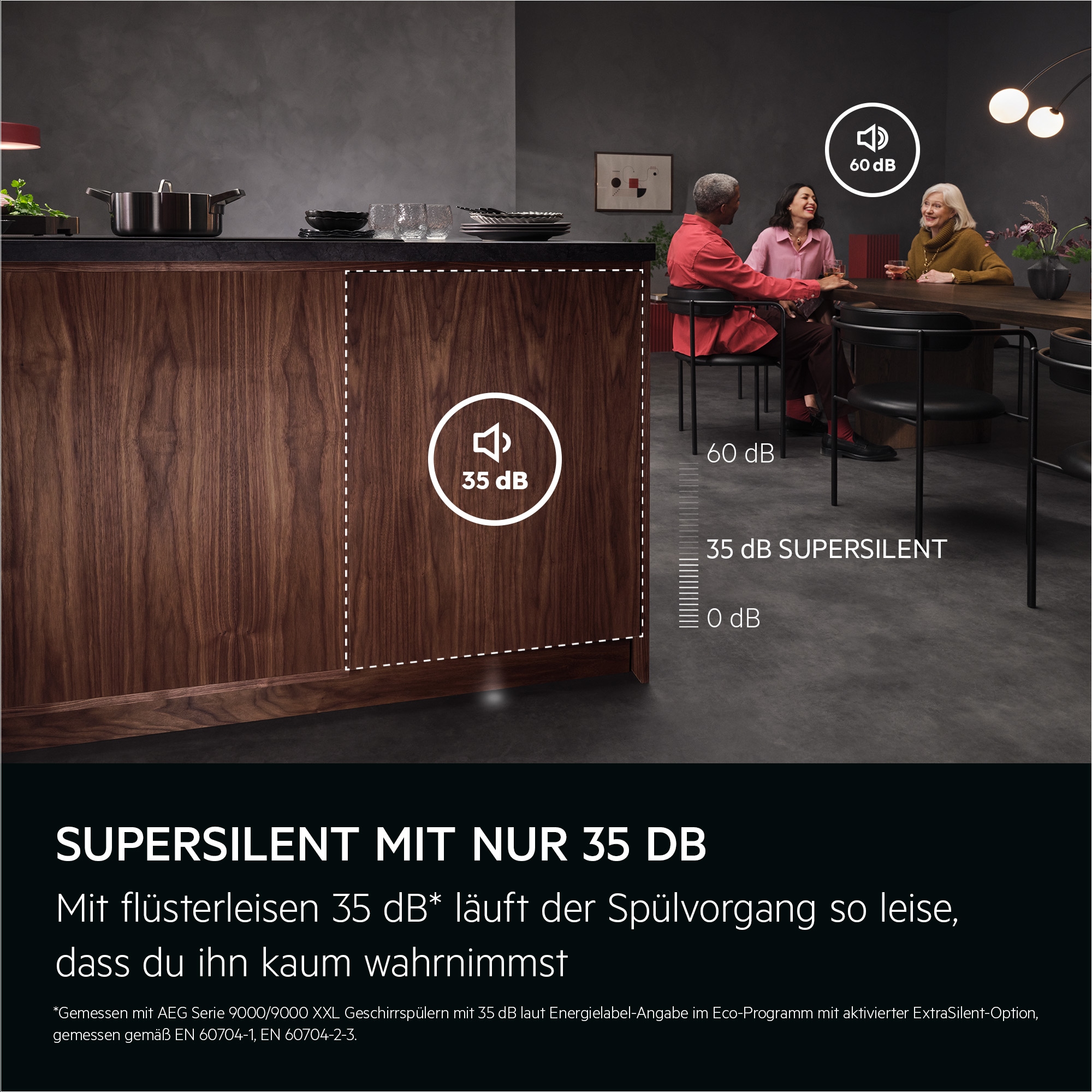 AEG vollintegrierbarer Geschirrspüler Serie 9000, 60 cm, WiFi »GI9210X2CT« 14 tlg. Maßgedecke Flüsterleise Spülmaschine 35 dB nur 8,4 l Verbrauch & EEK A-10 %