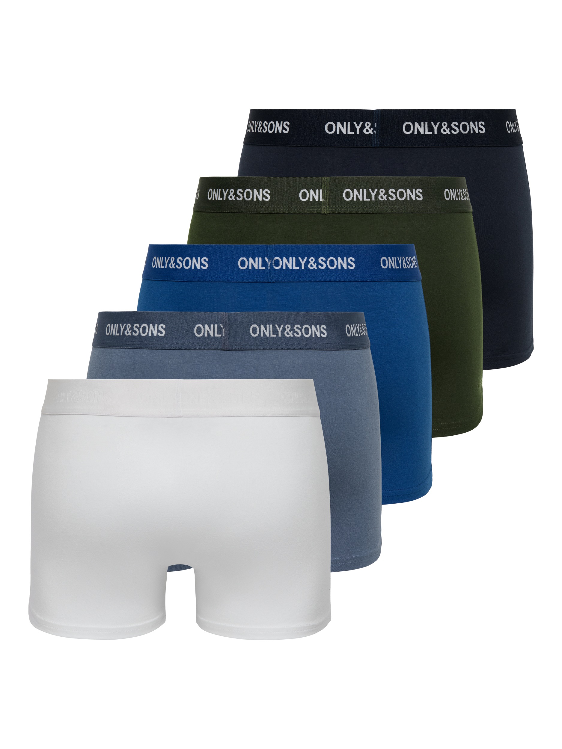 ONLY & SONS Boxershorts "ONSTREY SOLID BOXER 5PACK OTL" Packung, 5 Stk. günstig online kaufen
