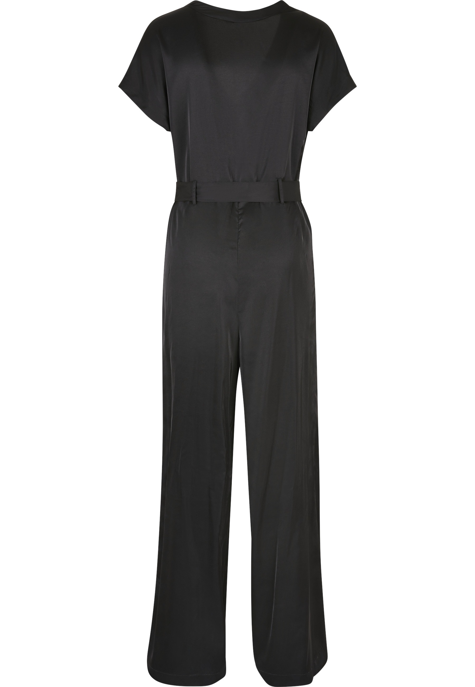 URBAN CLASSICS Jumpsuit "Urban Classics Damen Ladies Satin Wide Leg Belt Ju günstig online kaufen