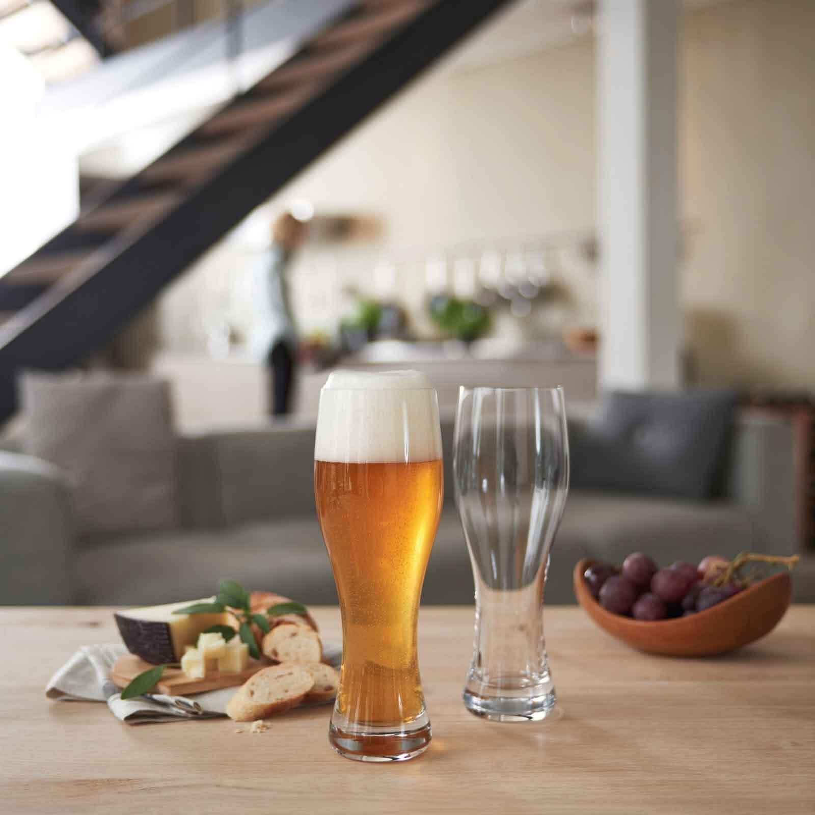LEONARDO Bierglas »Weizenbiergläser Taverna 500 ml 2er Set transparent«