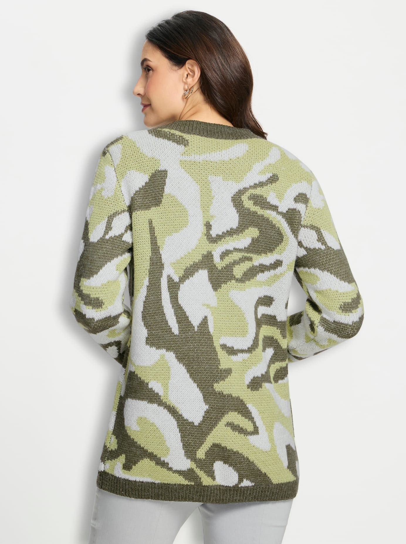 Inspirationen Jacquardstrickjacke